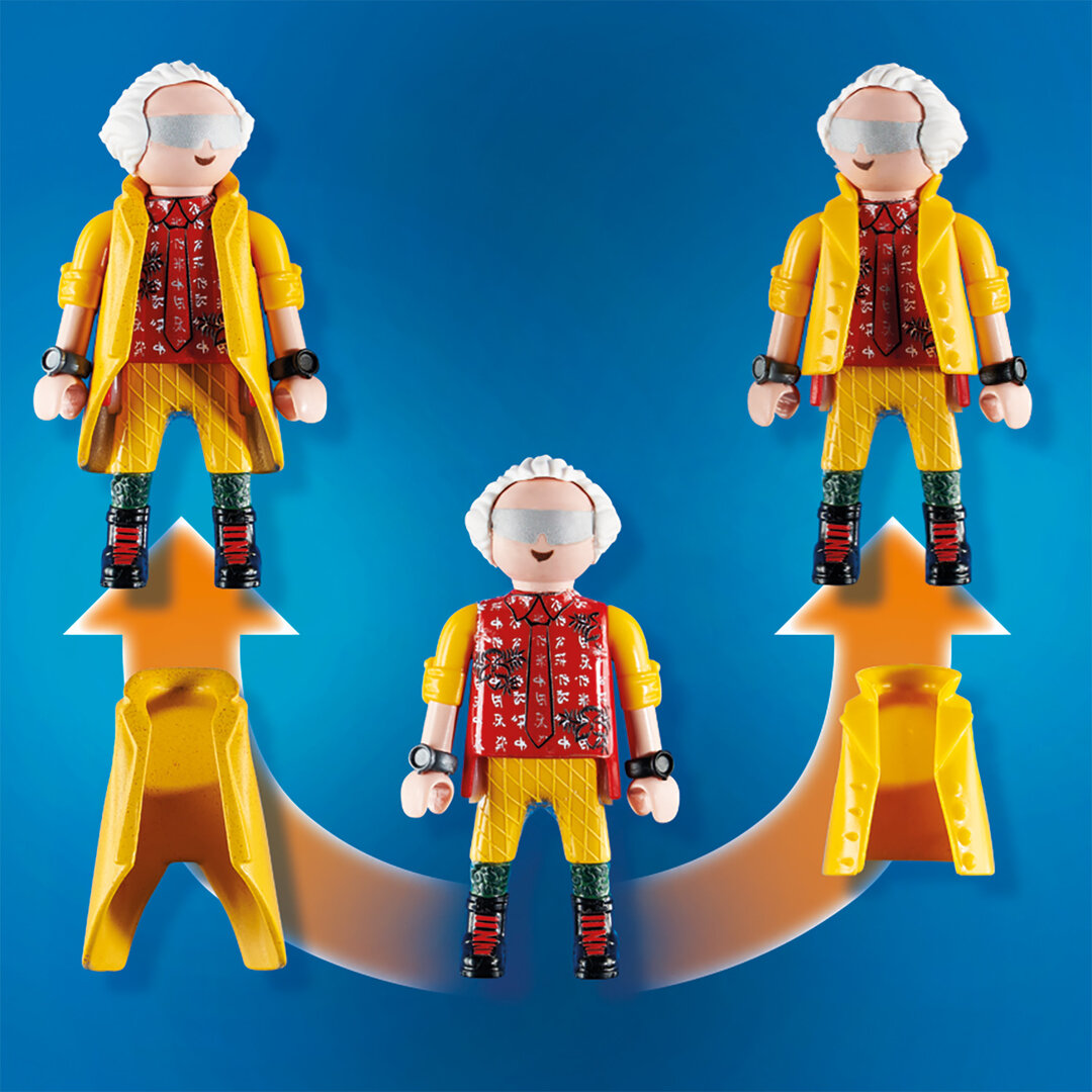 PLAYMOBIL 70634 Back to the Future Part II Verfolgung mit Hoverboard Bekleidung, Mantel, Person
