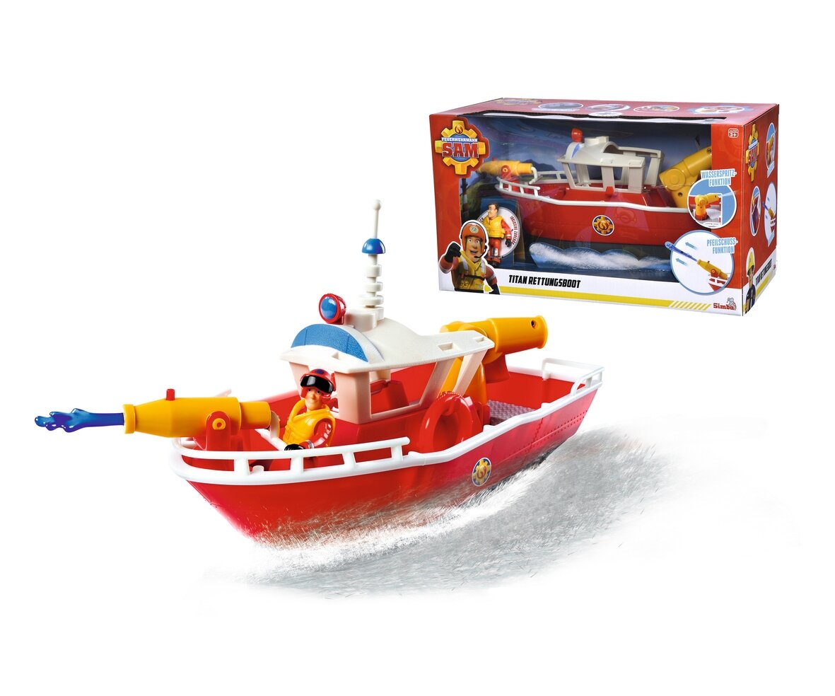 Fireman Sam Titan Feuerwehrboot 109252580 Fireman, Sam, Titan, Feuerwehrboot, 109252580
