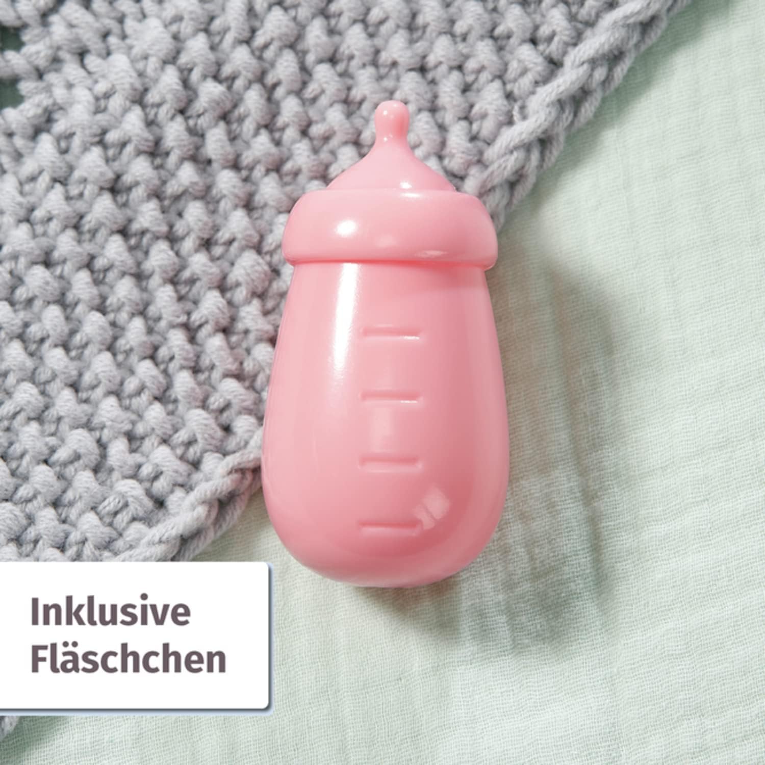 Baby Annabell Little Strampler pink – Puppenkleidung für 36 cm Puppen mit Kleiderbügel