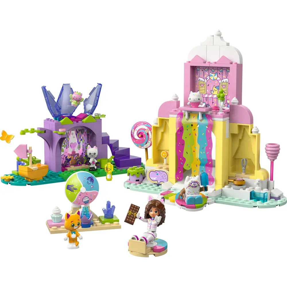 LEGO® Gabby's Dollhouse Zuckerguss-Gebirge und Kätzchen-Garten 11205