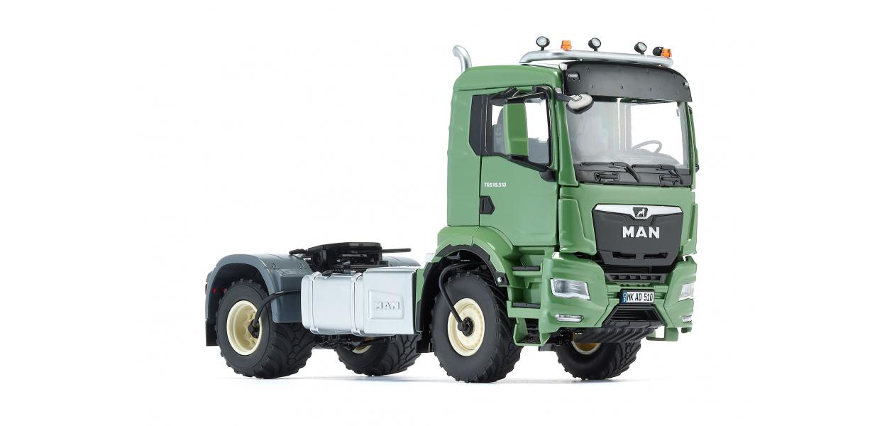 Wiking MAN TGS 18.510 4x4 BL SZM Ackerdiesel 1:32 077650