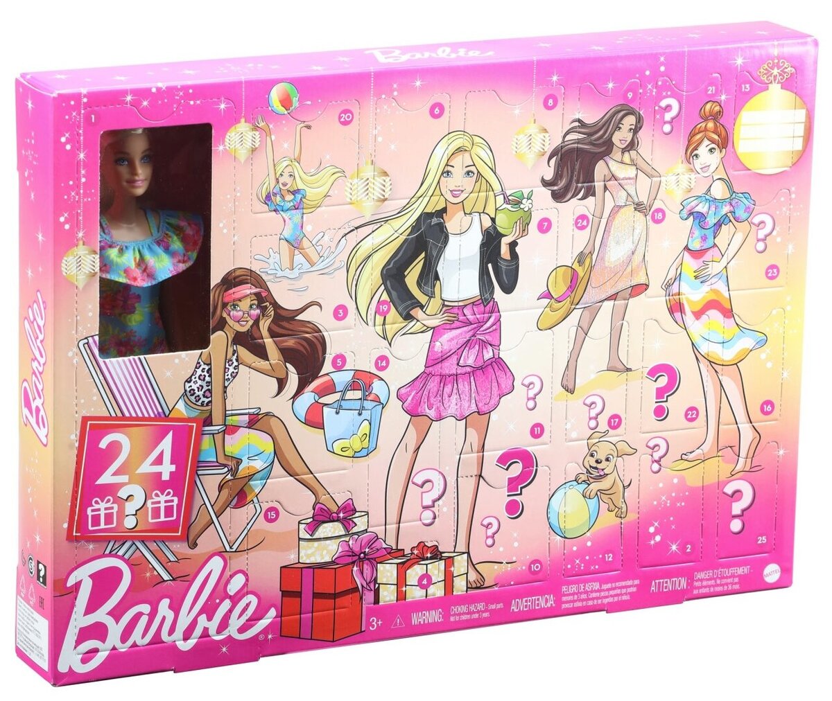 MATTEL_GXD64_Barbie_FAB_Adventskalender_2021, Buch, Comics, Veröffentlichung, Figur, Person