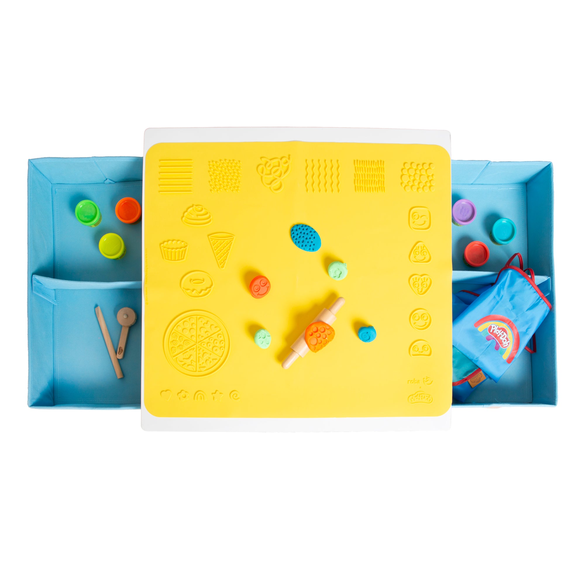 Roba 450730PD1ZU Basteltisch roba x Play-Doh weiß – Spielmöbel - Bild 6 Roba 450730PD1ZU Basteltisch roba x Play-Doh weiß – Spielmöbel - Produktbild 6