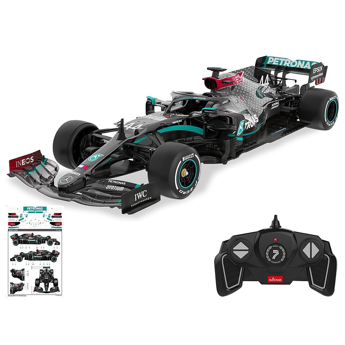 JAMARA Mercedes-AMG F1 W11 EQ Performance 1:18 schwarz 2,4GHz ab 6 Jahren
