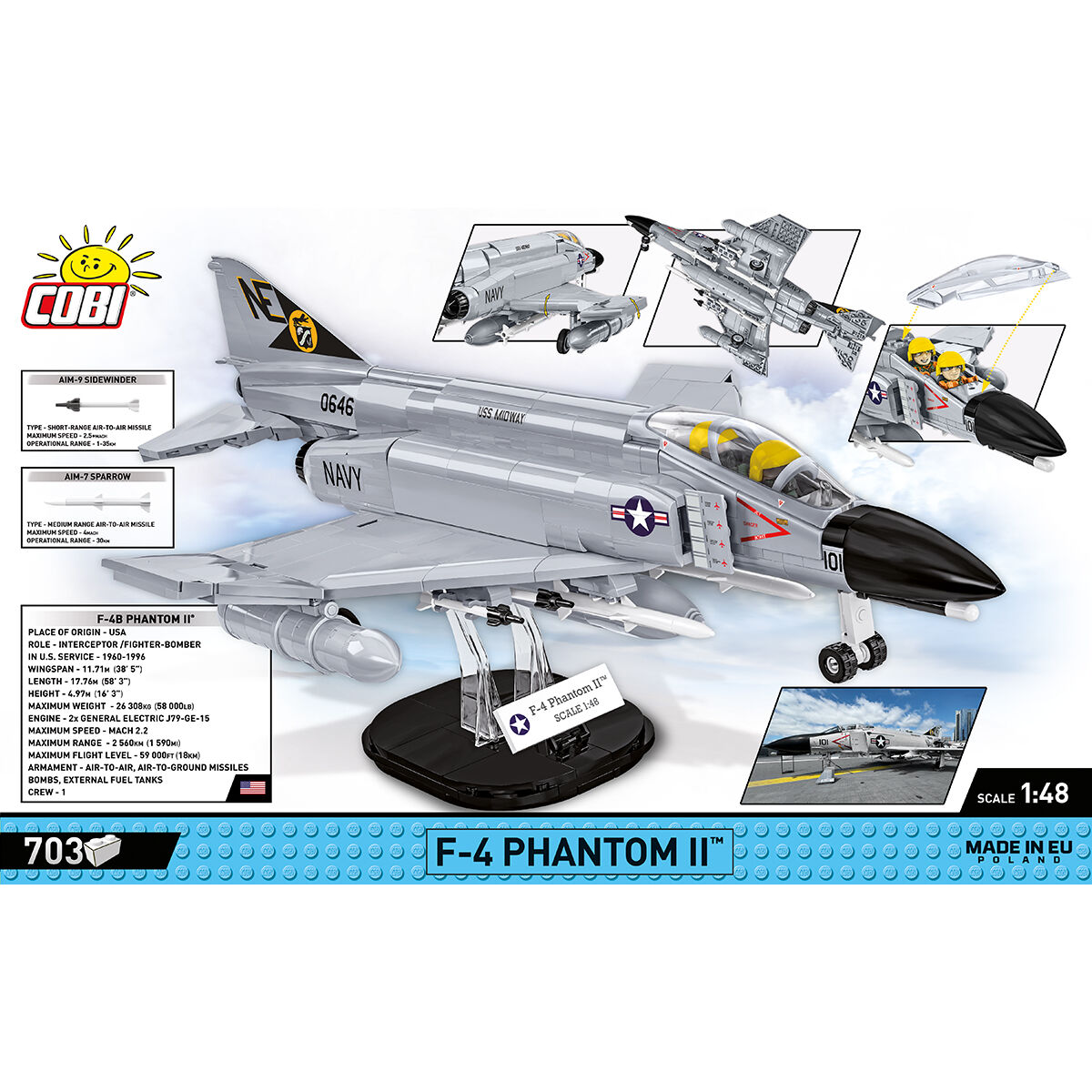 COBI 5897 - F-4 Phantom II - USS MIDWAY - Bild 4 COBI 5897 - F-4 Phantom II - USS MIDWAY - Bild 4