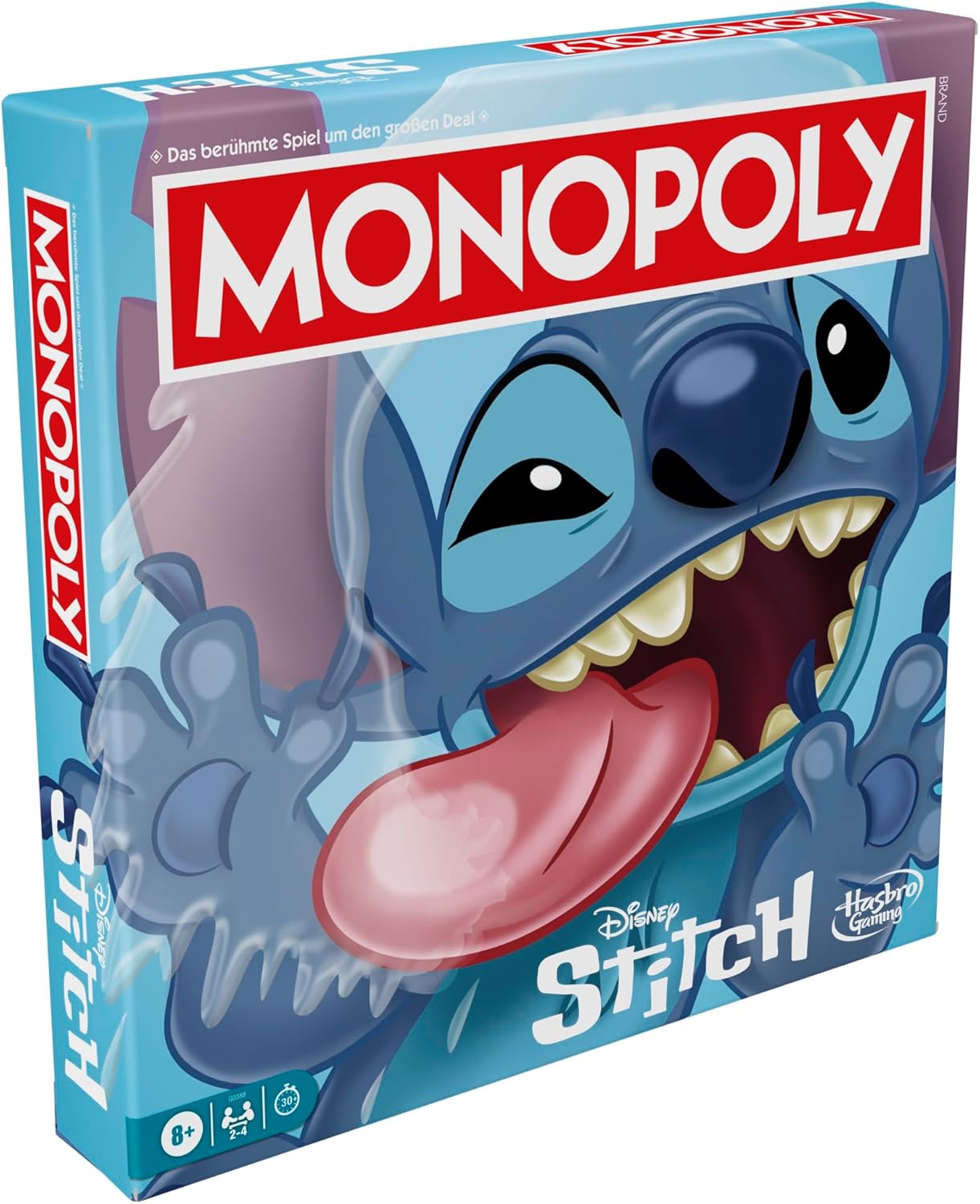 Monopoly Disney Stitch Edition Brettspiel (Deutsch) Monopoly Disney Stitch Edition Brettspiel in deutscher Sprache mit Spielfiguren und thematischem Spielplan