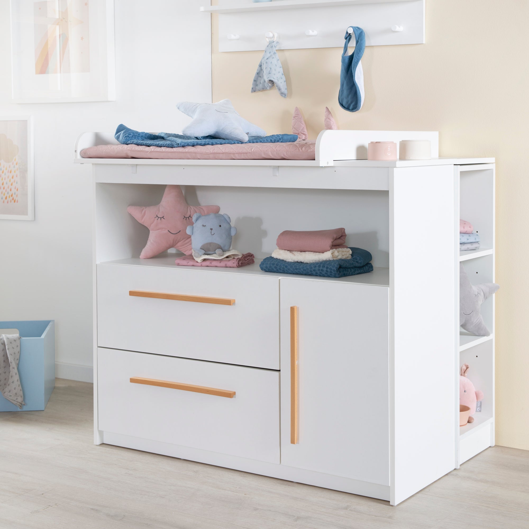 Roba 1731857 Wickelkommode breit Lilo weiß - Bild 2 Roba 1731857 Wickelkommode breit Lilo weiß - Produktbild 2