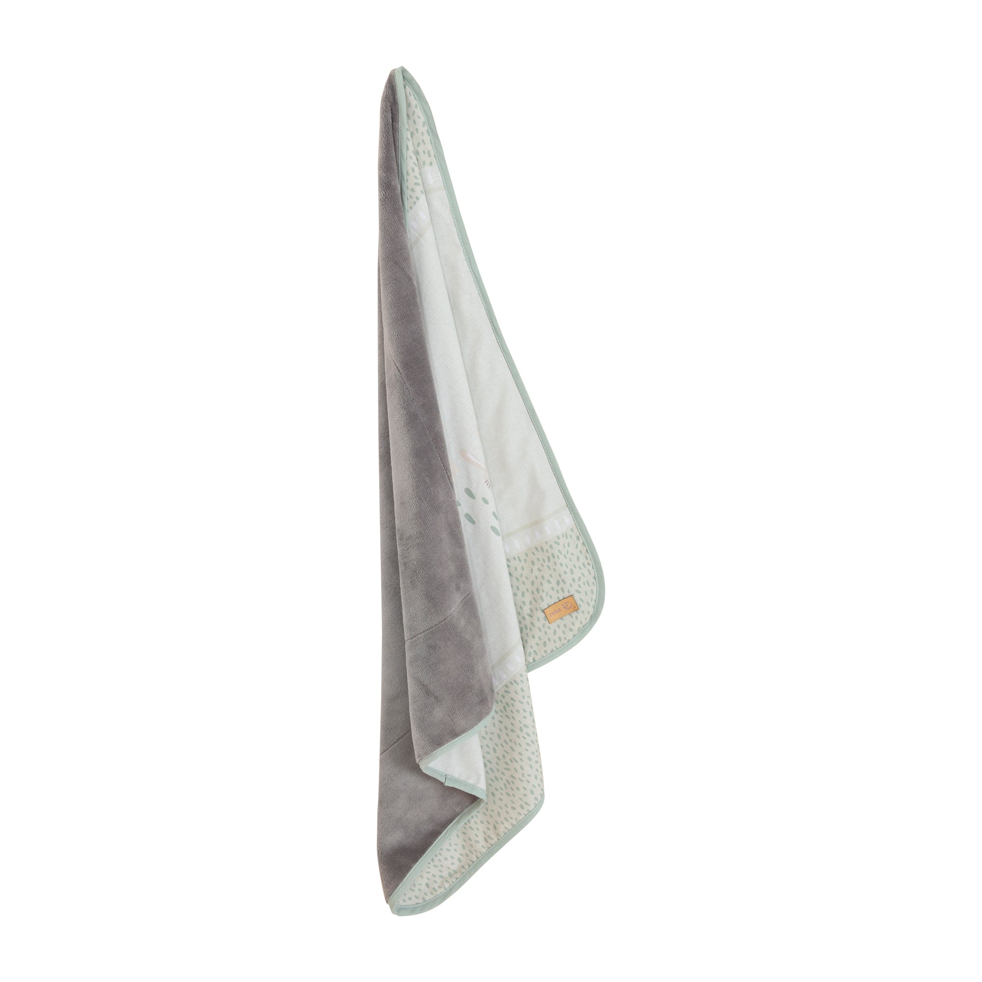 Roba 306100S283 Kuscheldecke Woodland Buddies grün – Heim Textilien - Bild 5 Roba 306100S283 Kuscheldecke Woodland Buddies grün – Heim Textilien - Produktbild 5