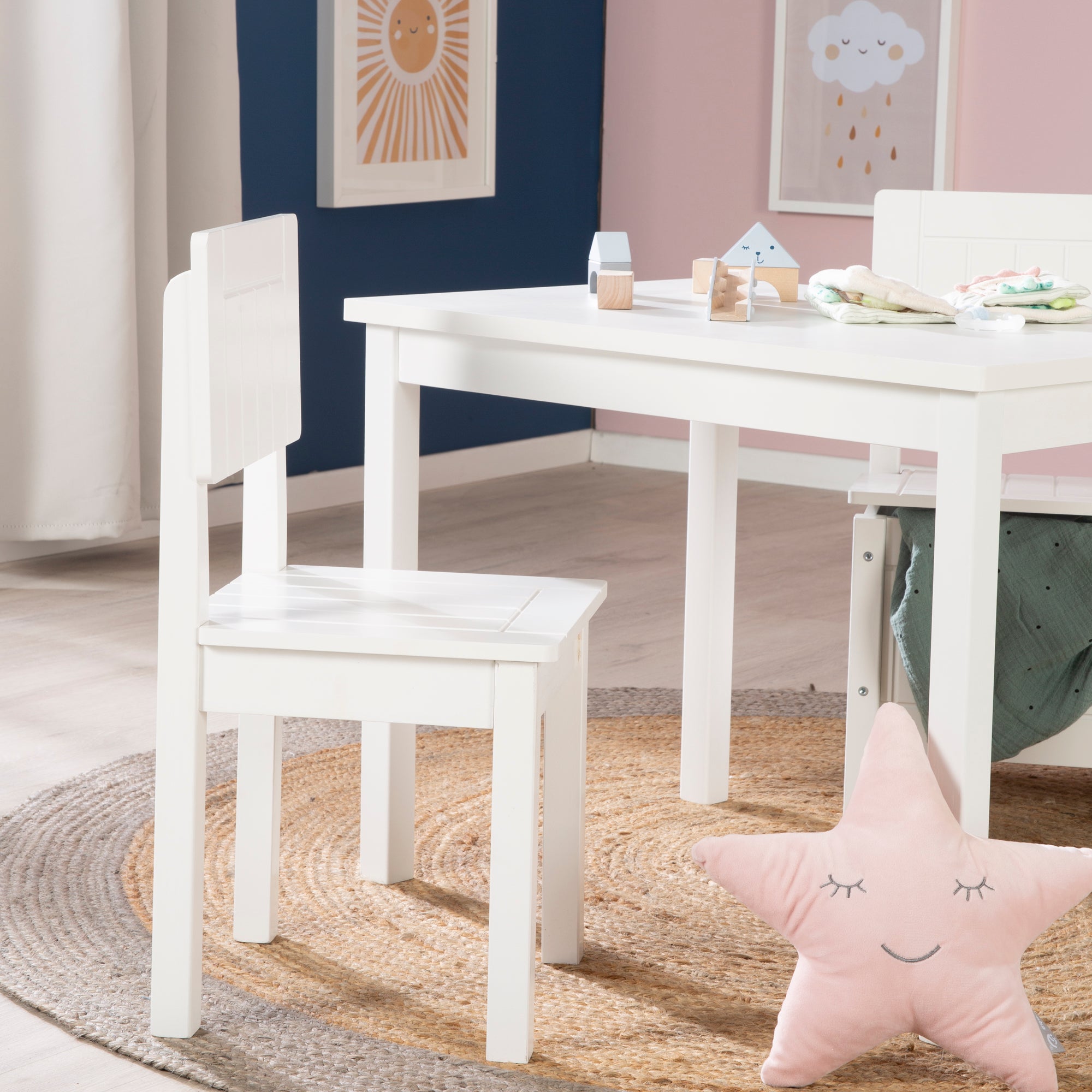 Roba 50875 Kinderstuhl weiß – Spielmöbel - Bild 2 Roba 50875 Kinderstuhl weiß – Spielmöbel - Produktbild 2