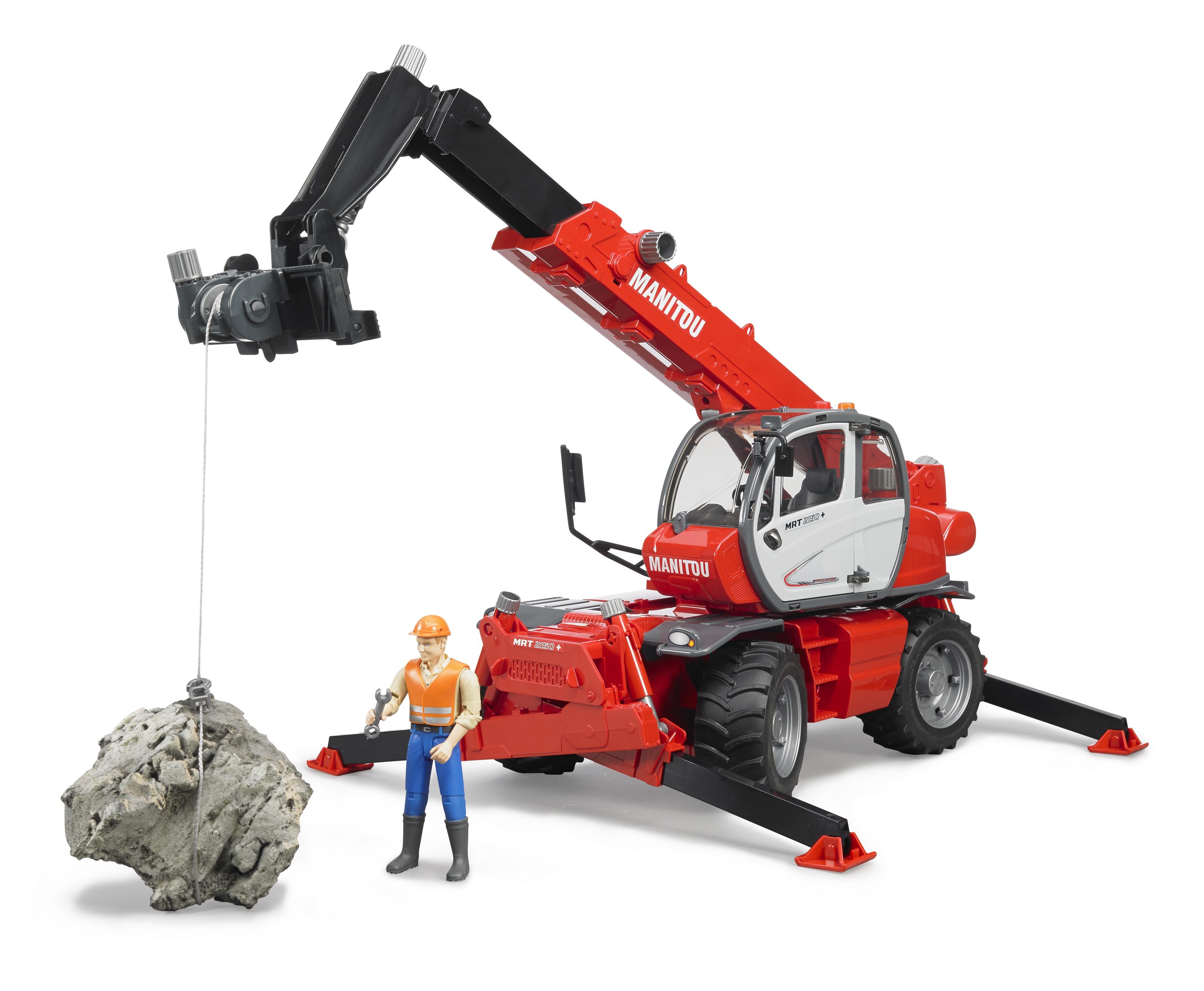 BRUDER 02129 - Manitou Teleskopstapler MRT 2150 - Bild 6 BRUDER 02129 - Manitou Teleskopstapler MRT 2150 - Bild 6