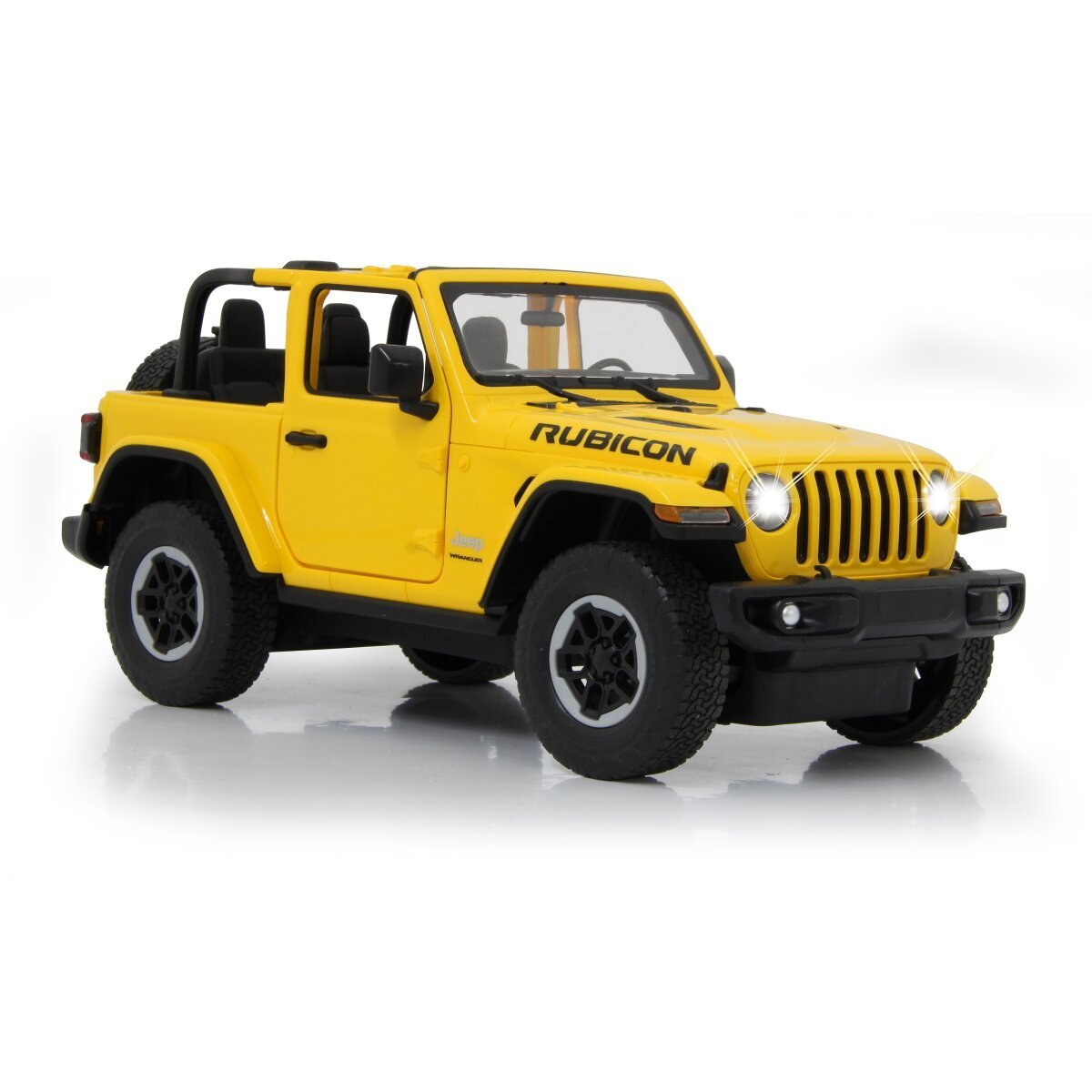 JAMARA Jeep Wrangler JL 1:14 gelb 2,4GHz Tür manuell ab 6 Jahren