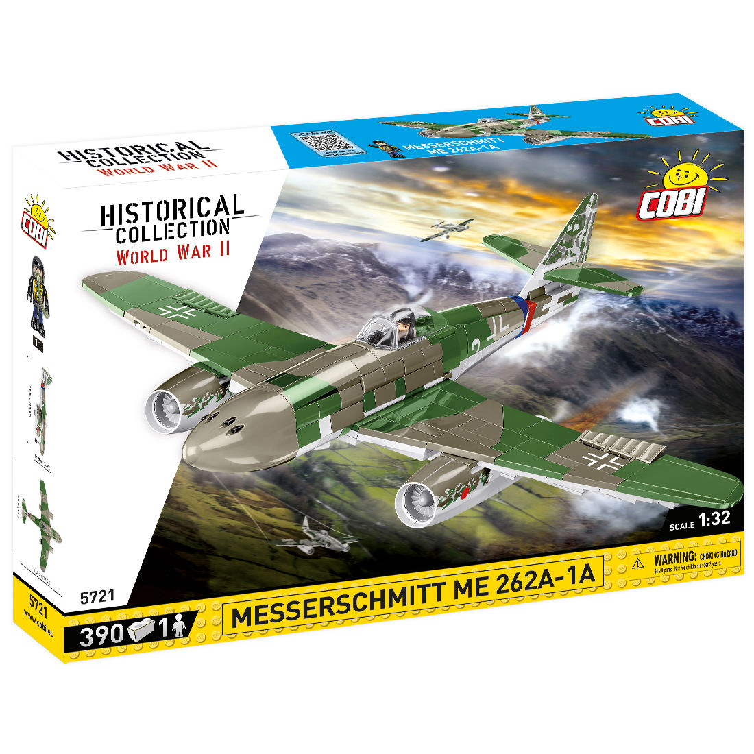 COBI 5721 - Messerschmitt ME 262A 1A SCALE 1:32 COBI 5721 - Messerschmitt ME 262A 1A SCALE 1:32