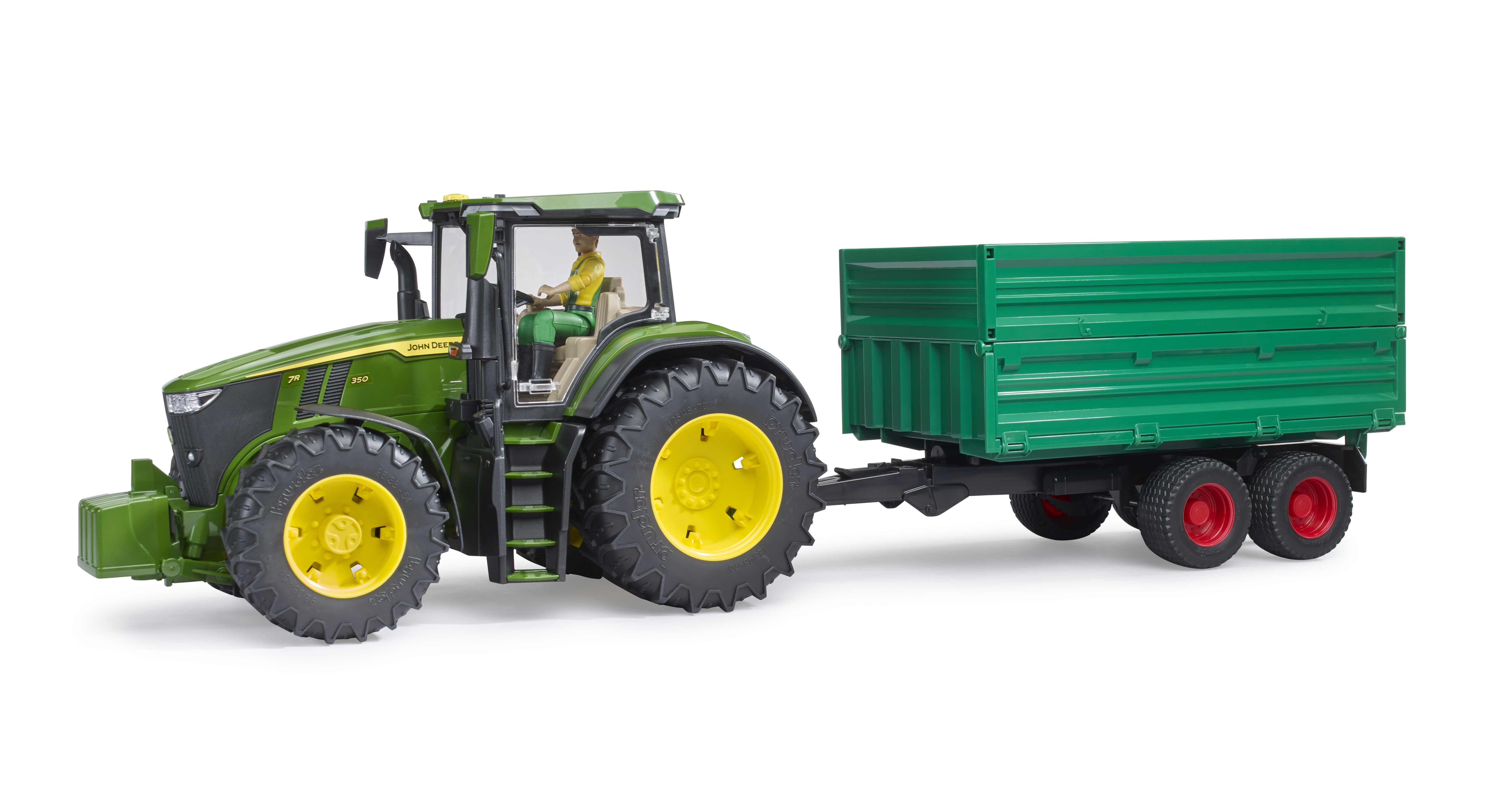 BRUDER 02010 - Tandemachs-Transportanhänger mit Aufsteckbordwand - Bild 5