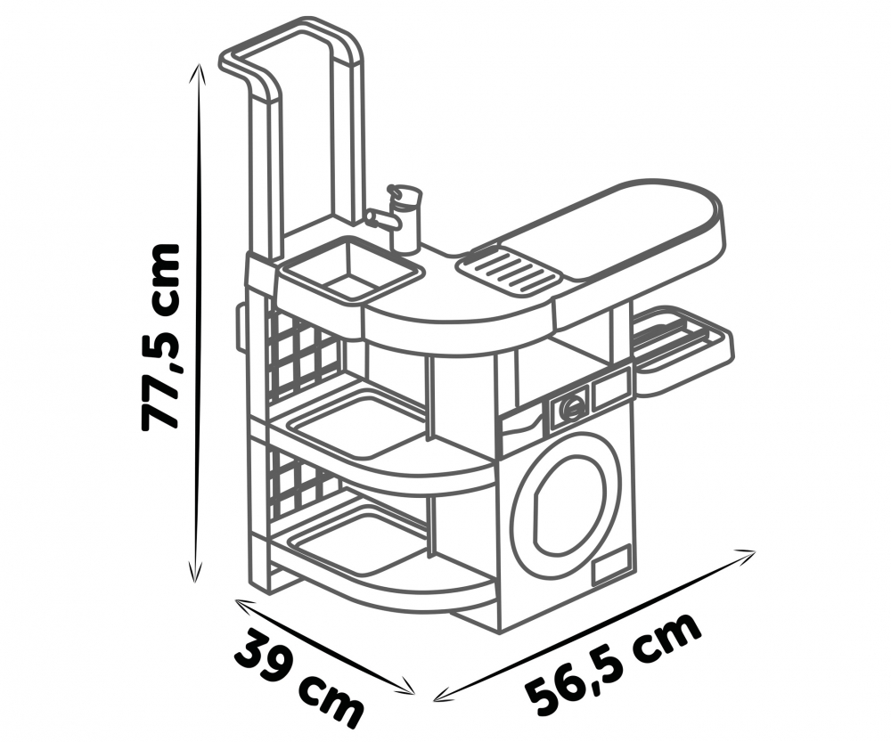 Smoby Smoby Rowenta Haushalts-Set Waschsalon