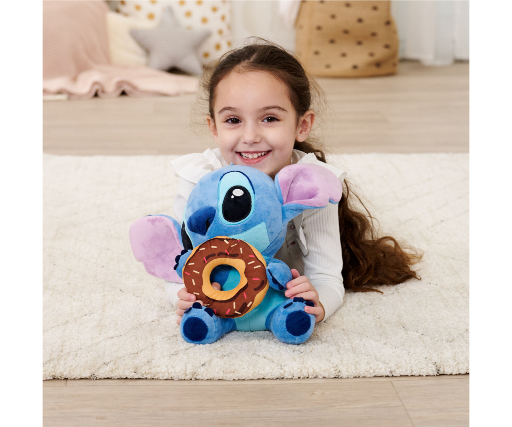 Simba Disney Stitch mit Doughnut, 25cm