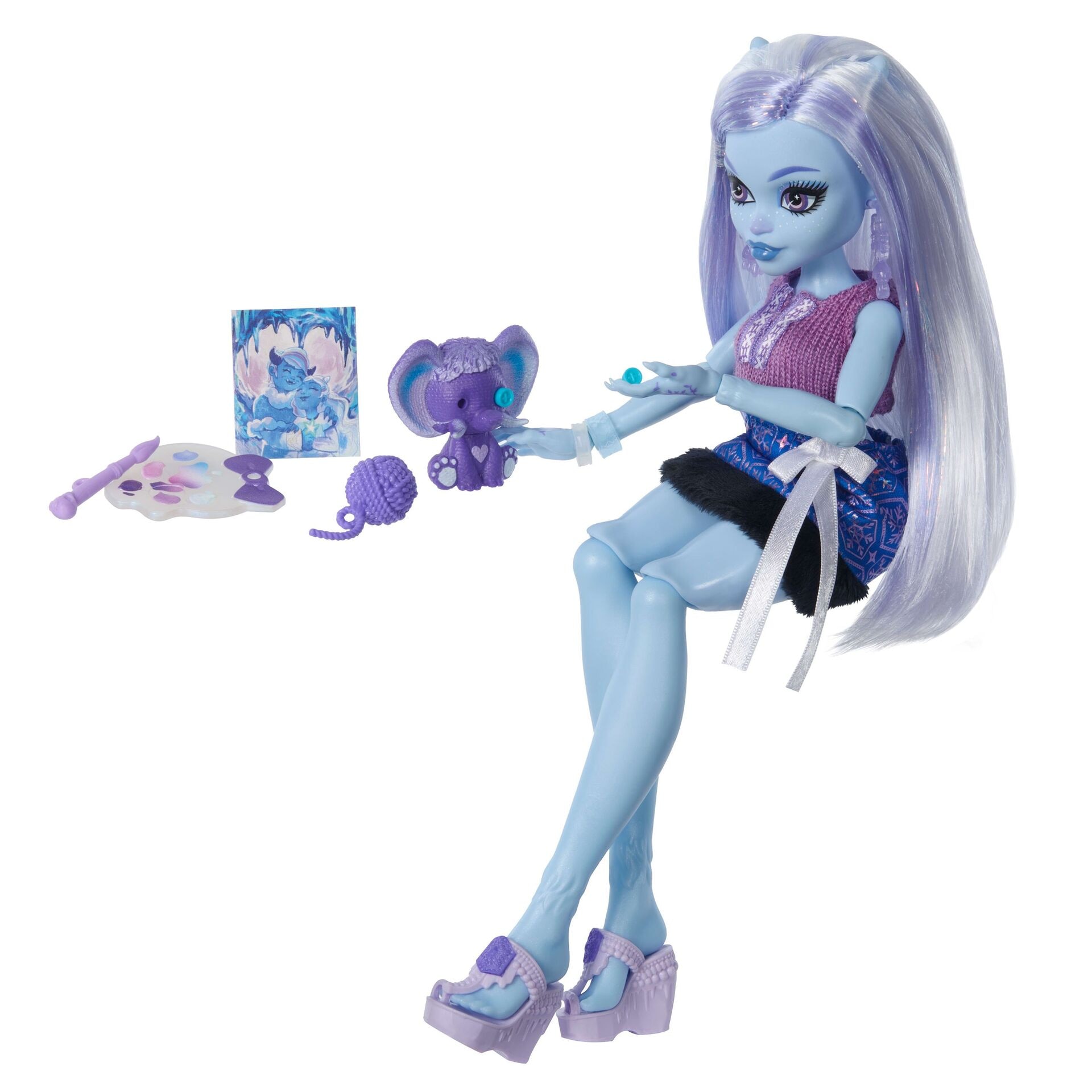 Monster High Self-Scare Secrets Abbey - Mattel - MATTEL JHK44 Produktfoto - Mattel - Monster High Self-Scare Secrets Abbey - Modell MATTEL JHK44