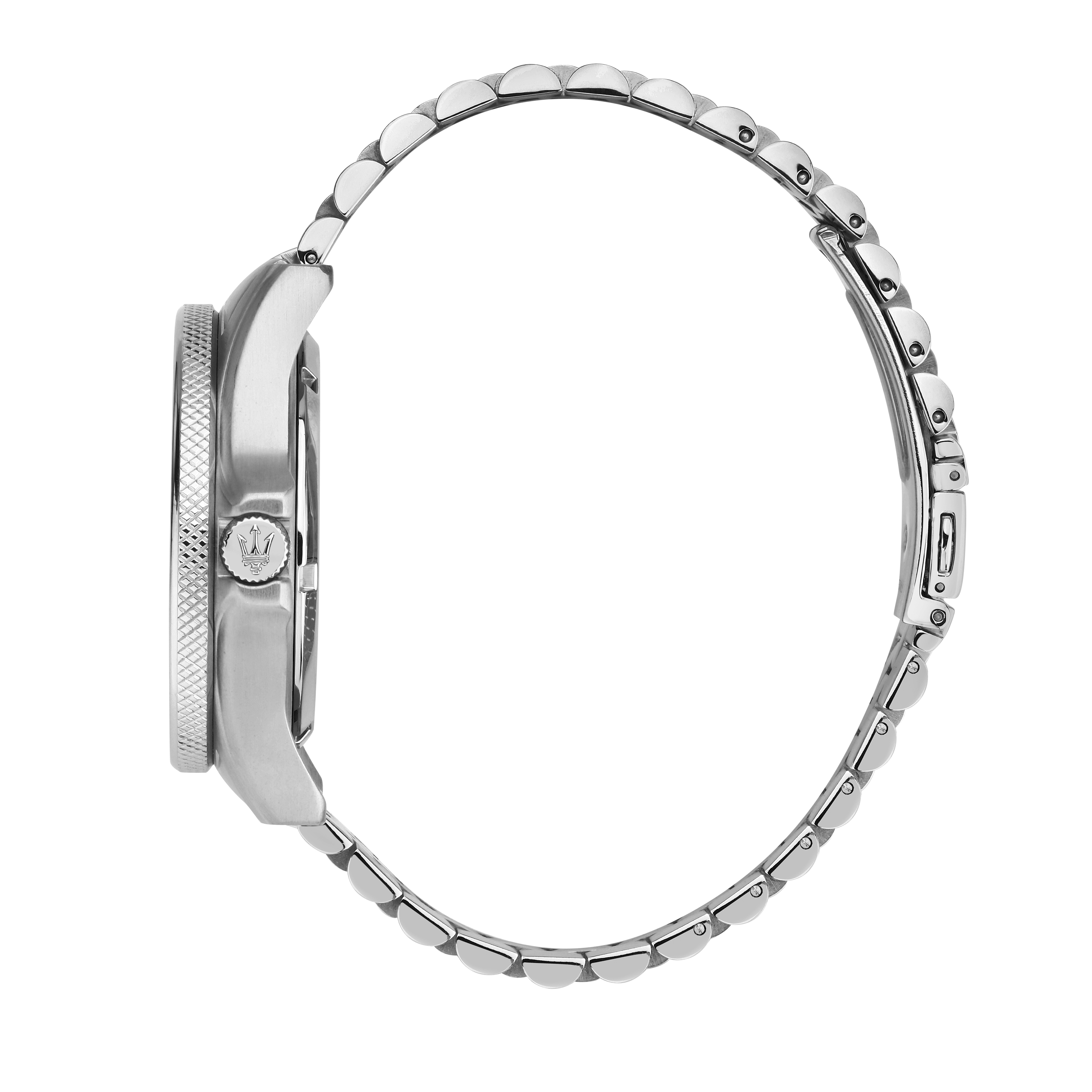 Maserati Sfida Herrenuhr Quarz 44mm Silber
