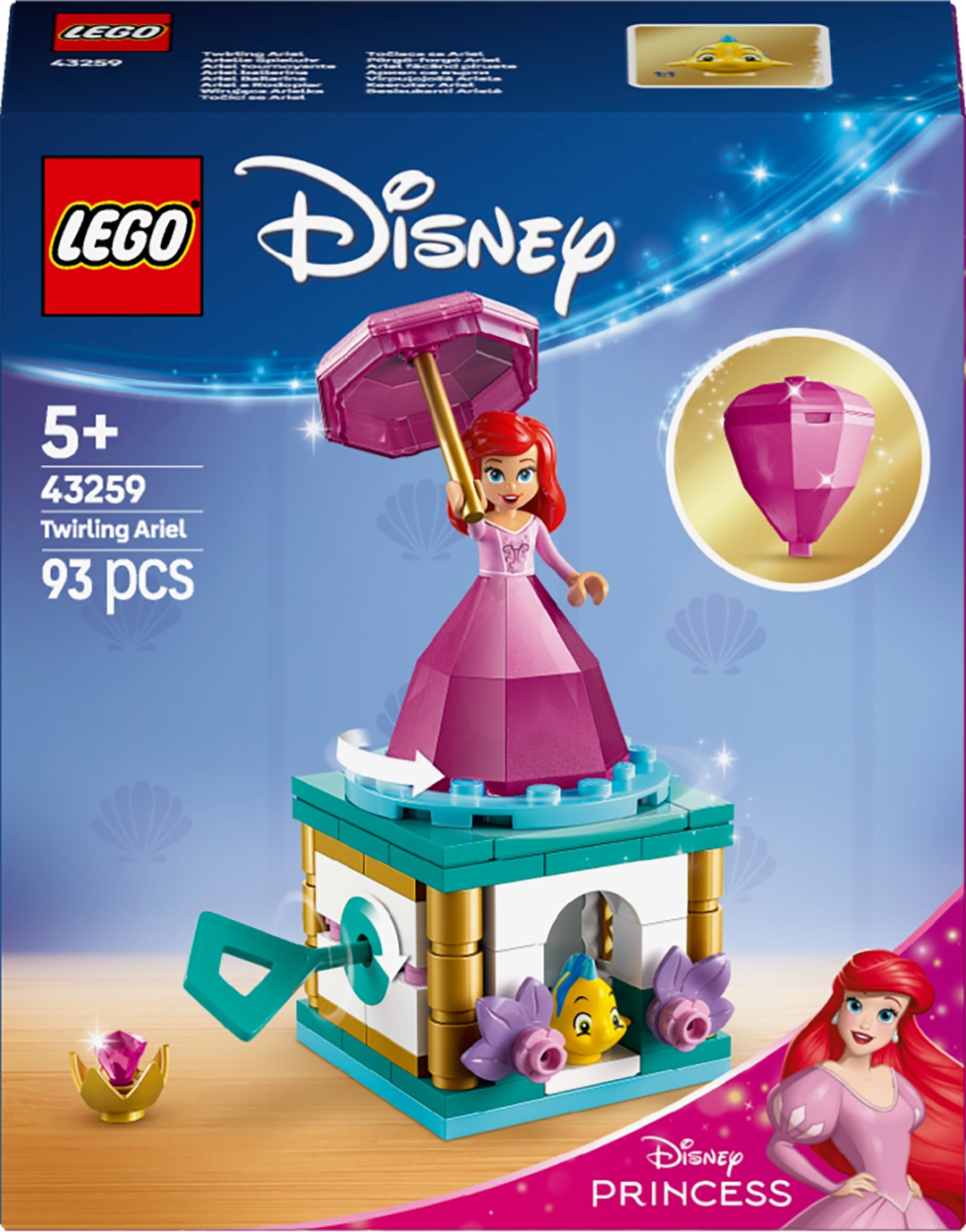 LEGO® Disney Prinzessin 43259 Arielle Spieluhr