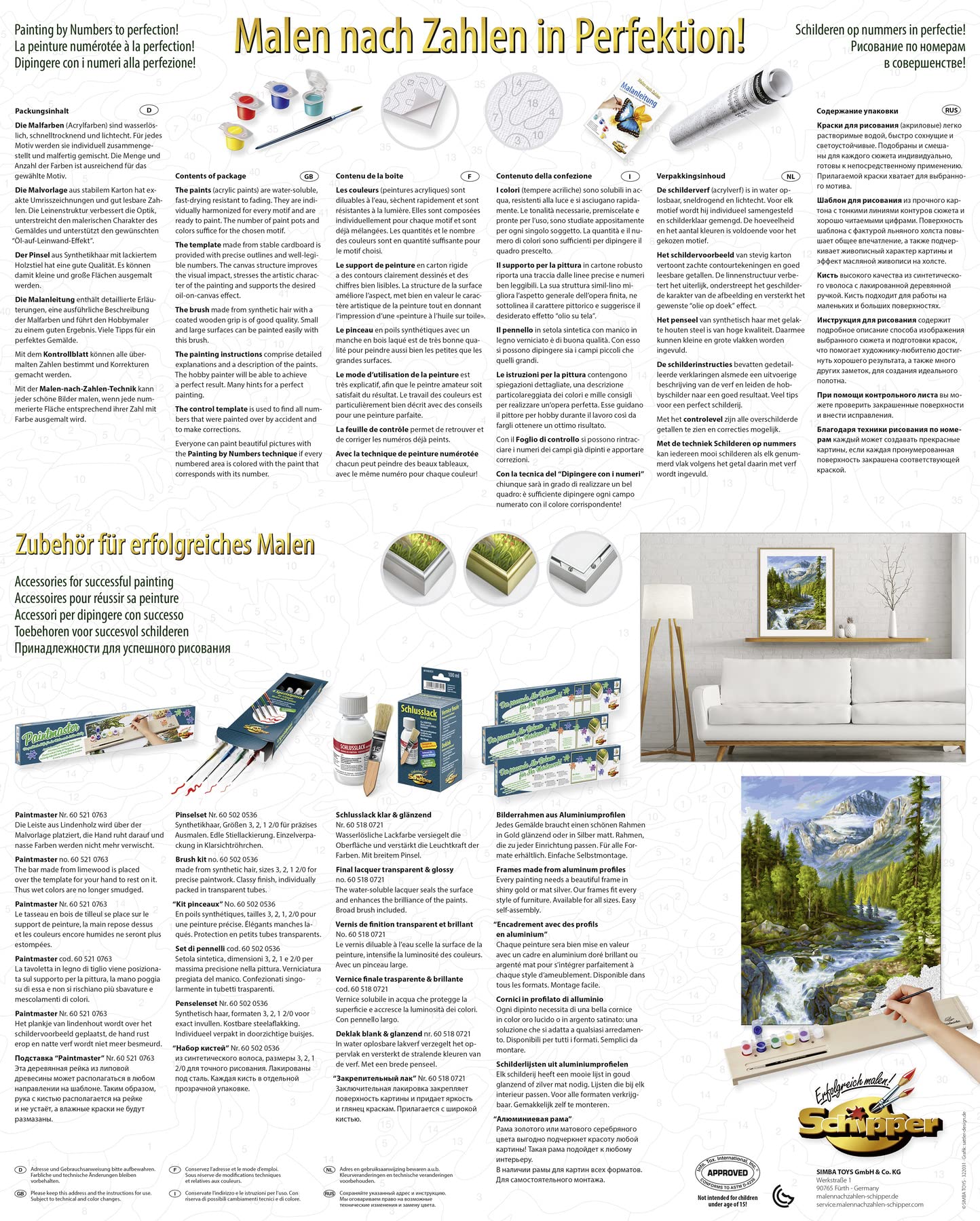 Schipper Mnz - Rocky Mountains - Malset Mit Majestätischem Bergpanorama 609130883 Werbung, Plakat, Seite, Text