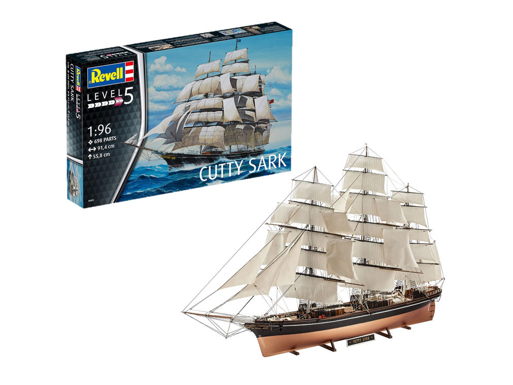 Revell 05422 Cutty Sark Modellbausatz Boot, Segelboot, Transport, Fahrzeug, Jacht