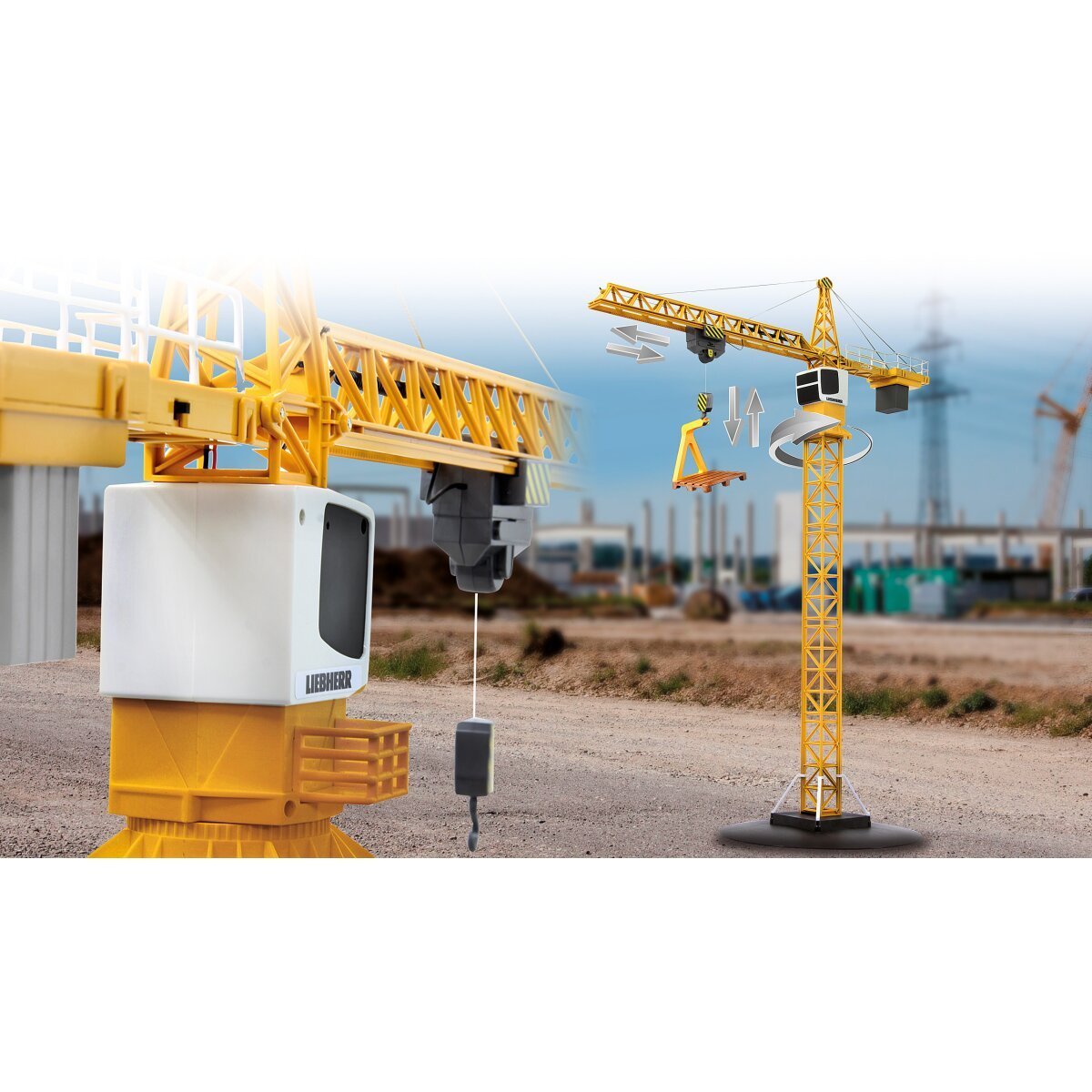 JAMARA Turmdrehkran Liebherr 2,4GHz ab 6 Jahren