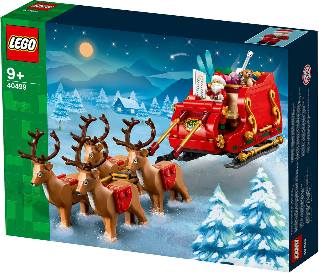 LEGO® Schlitten des Weihnachtsmanns 40499 Tier, Hirsch, Säugetier, Tierwelt, Spielzeug