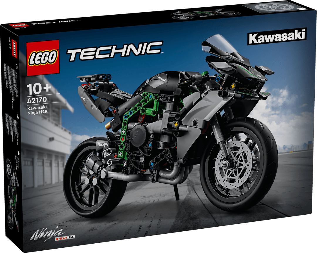 LEGO 42170 Kawasaki Ninja H2R Motorrad LEGO, 42170, Kawasaki, Ninja, H2R, Motorrad, Maschine, Motor, Sprach, Rad, Motorrad