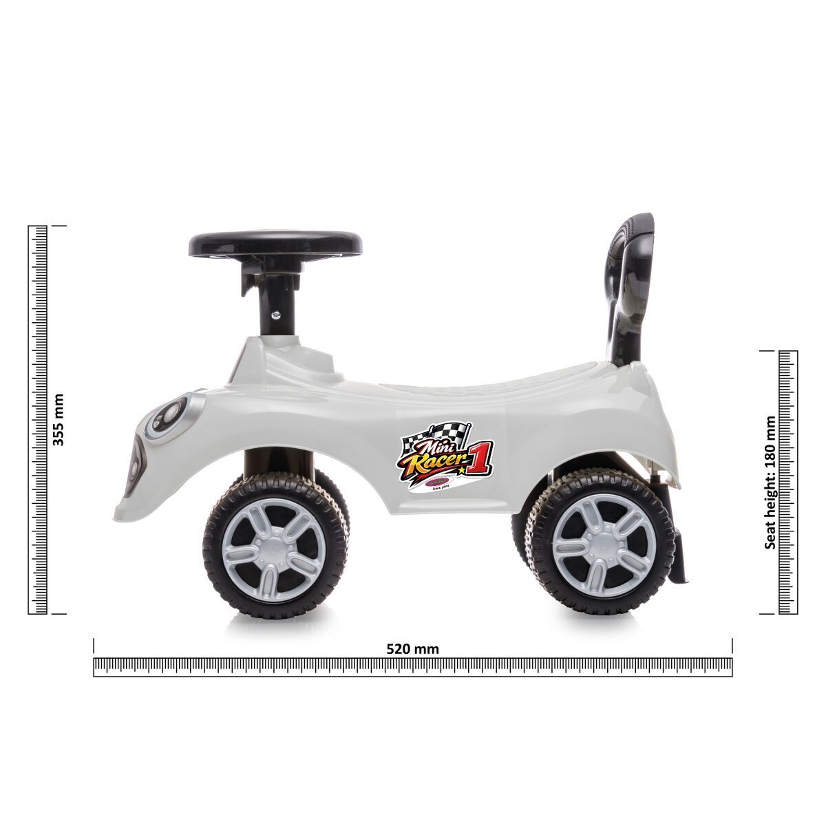 JAMARA Rutscher Mini Racer weiß 2in1 ab 12 Monaten