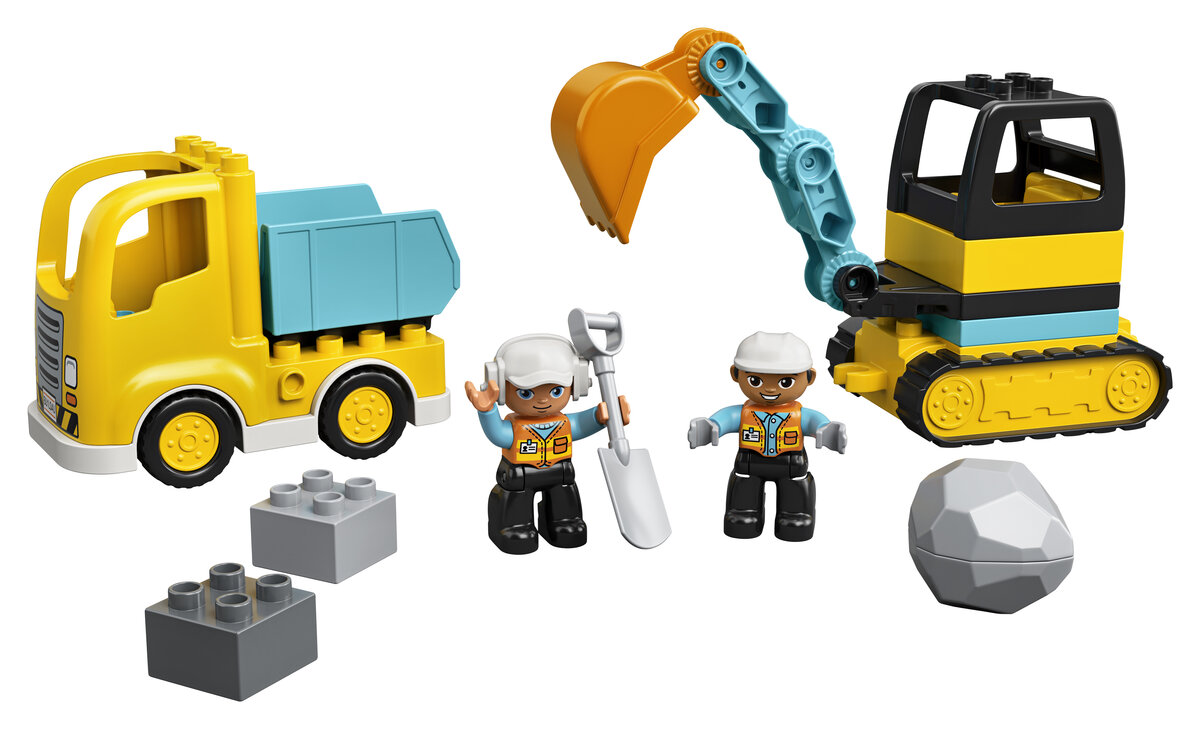 LEGO® DUPLO® Bagger und Laster 10931 Spielzeug, Maschine, Rad, Baby, Person