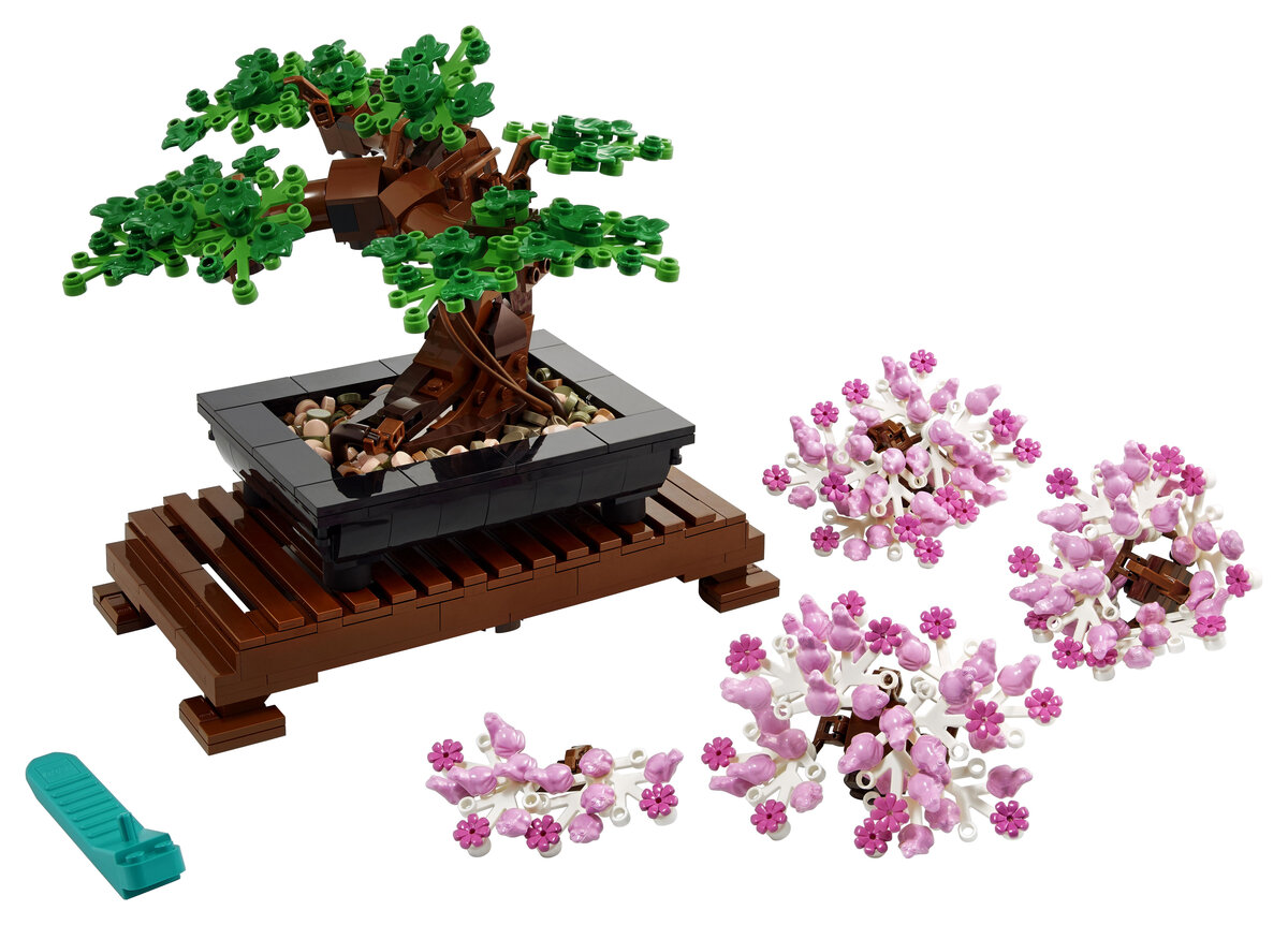 LEGO® Creator Expert Bonsai Baum 10281 Topfpflanze, Baum, Spielzeug, Bonsai, Blume