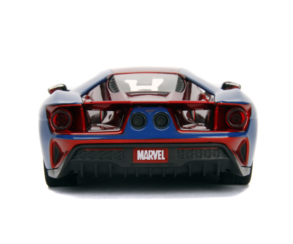 Jada Marvel Spiderman 2017 Ford GT 1:24