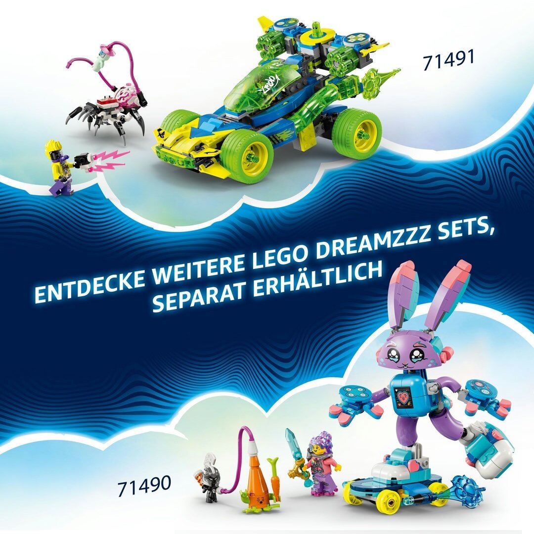 LEGO® DREAMZzz™ 71497 Coopers Tiger-Mech und Zeros Hot Rod Auto