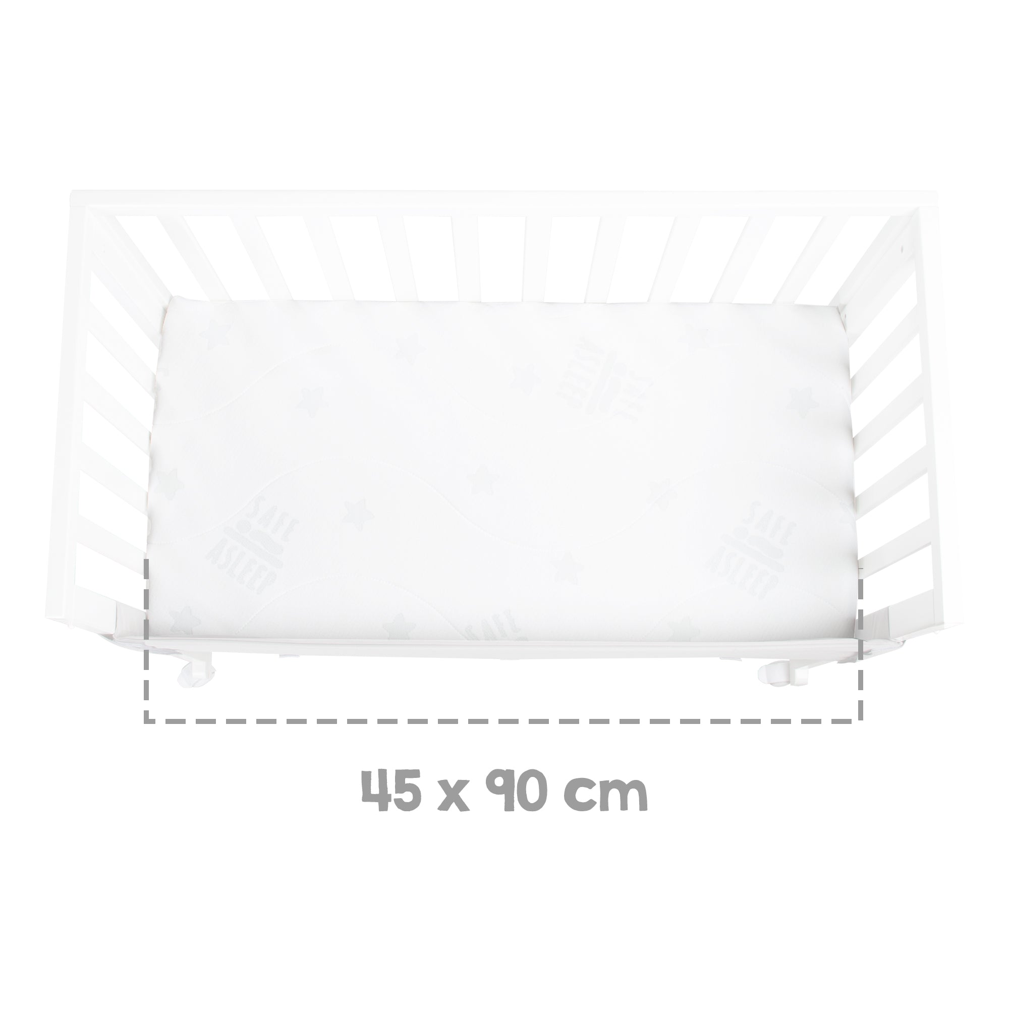Roba 8961WE8V230 Stuben- Beistellbett 3in1, Barriere grau weiß – Stubenbetten - Bild 10 Roba 8961WE8V230 Stuben- Beistellbett 3in1, Barriere grau weiß – Stubenbetten - Produktbild 10