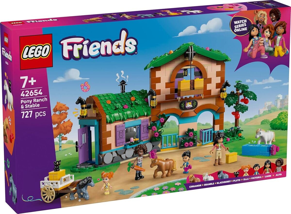 LEGO® Friends 42654 Ponyhof & Stall Person, Spielbereich