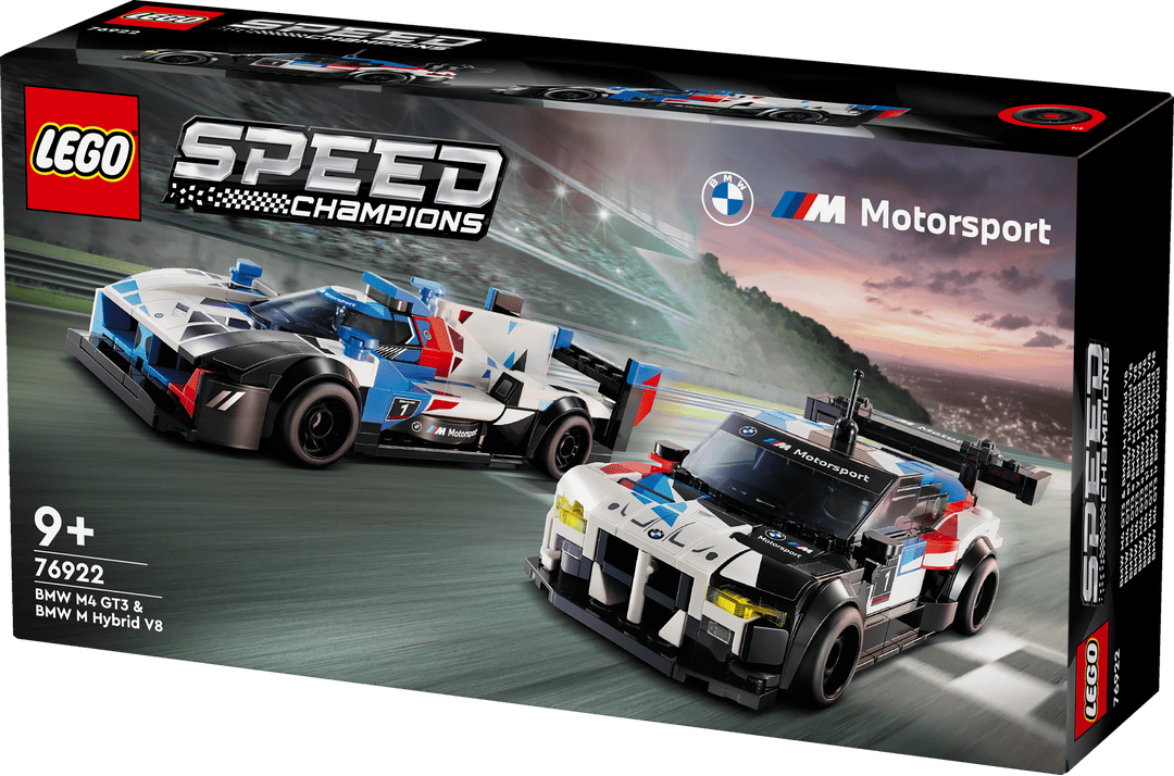 LEGO® Speed Champions BMW M4 GT3 & BMW M Hybrid V8 76922 Auto, Formel Eins, Fahrzeug, Rad, Sportwagen