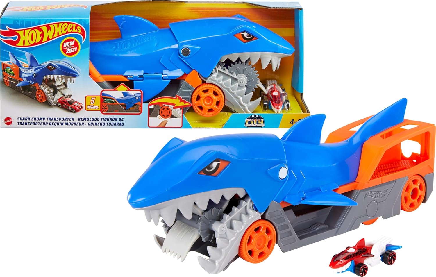 Hot Wheels Hungriger Hai-Transporter GVG36