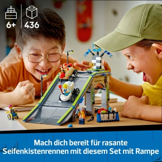 LEGO® City 60460 Keine Limits: Seifenkistenrennen mit Rampe LEGO® City 60460 Keine Limits: Seifenkistenrennen mit Rampe
