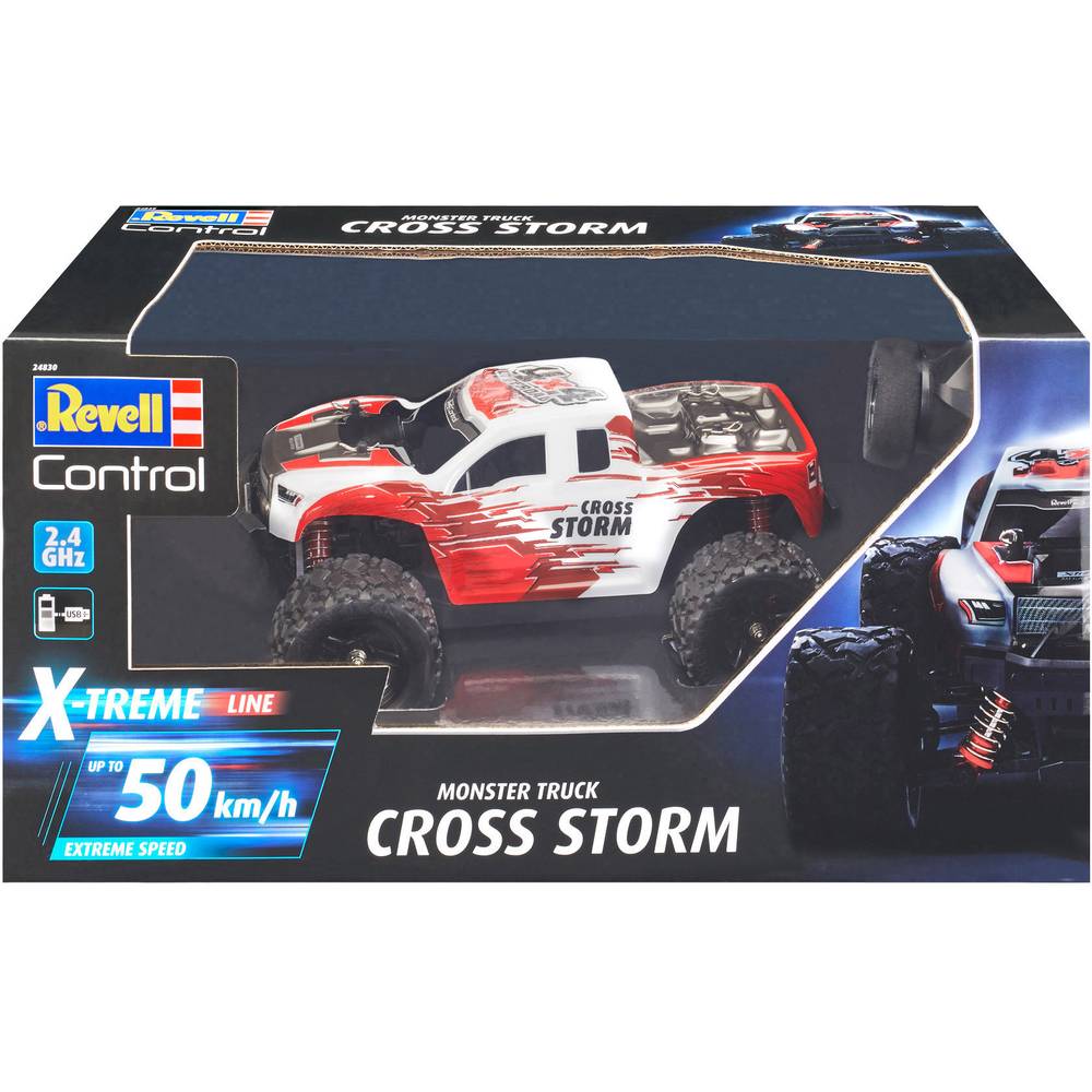 Revell 24830 RC X-TREME Monster Truck "Cross Storm" Revell Control Ferngesteuertes Auto