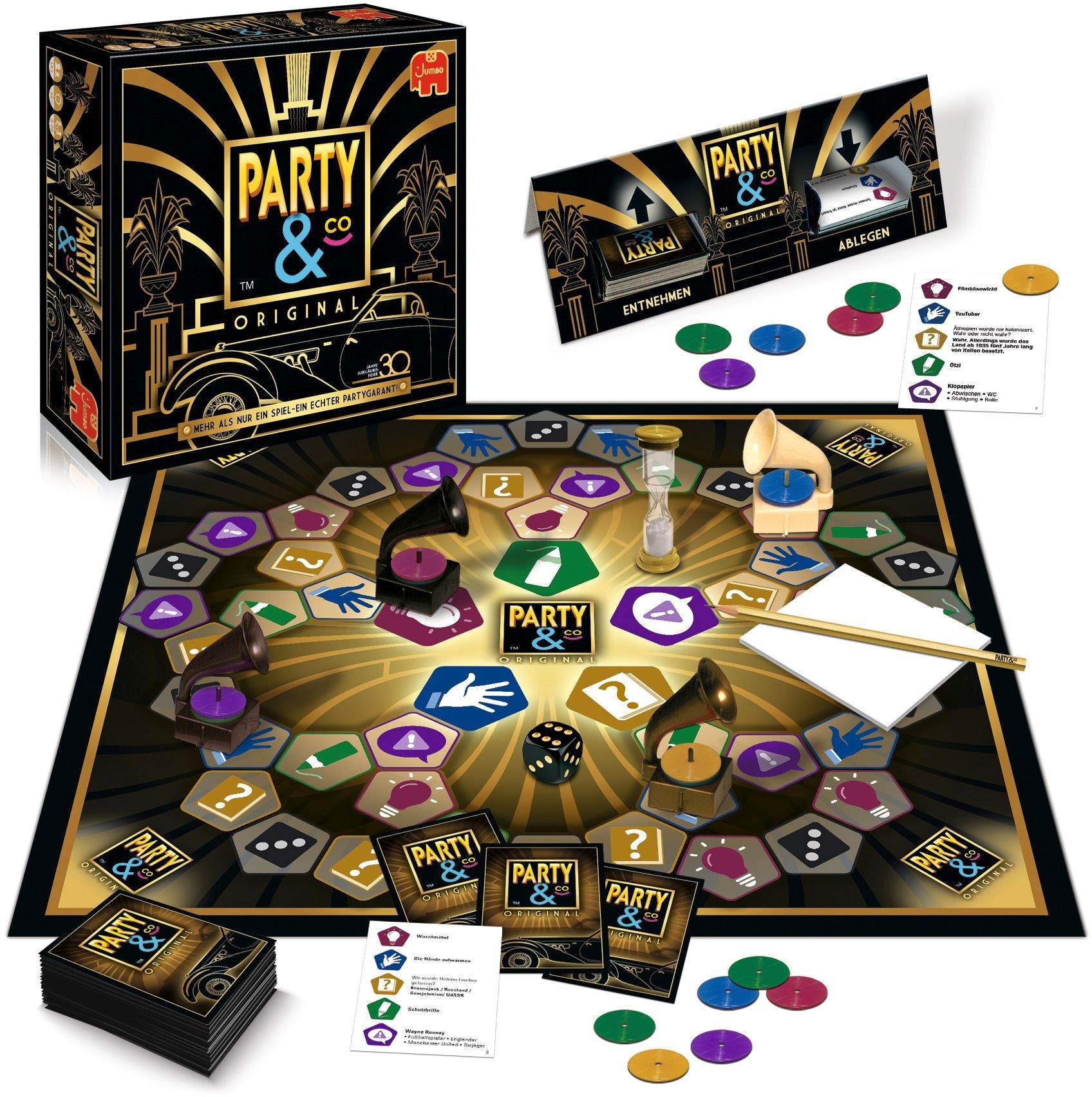 Party & Co. Original - Jumbo Spiele - JUMBO 19869 Produktfoto - Jumbo Spiele - Party & Co. Original - Modell JUMBO 19869 Produktbild fuer Online-Shop