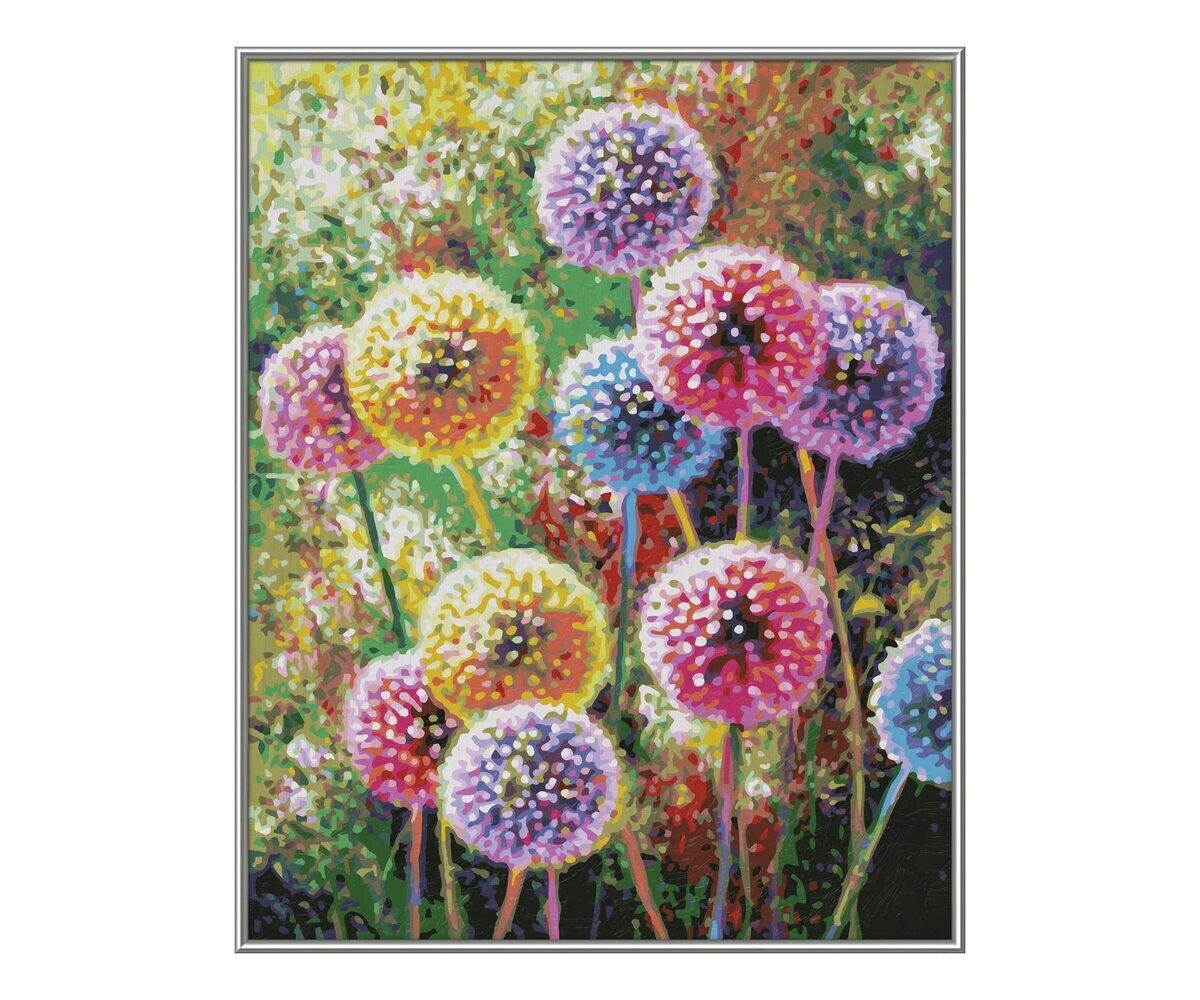 Schipper Mnz - Blütenfeuerwerk - Farbenfrohes Malset Für Kreative Momente 609130872 Dahlie, Blume, Pflanze, Kunst, Malerei