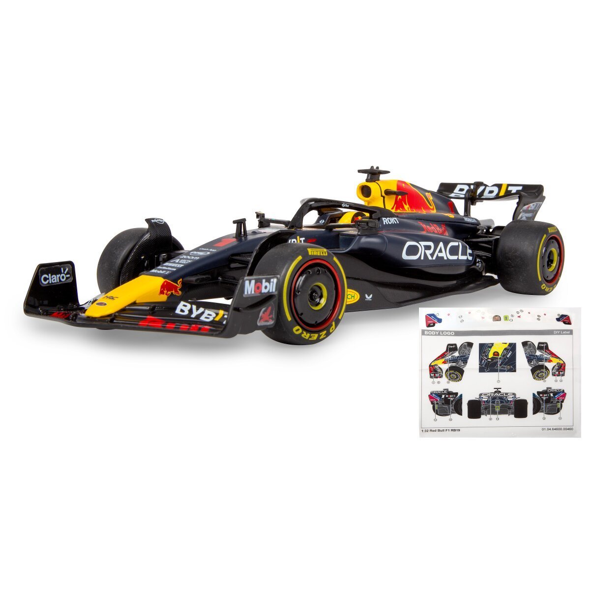 JAMARA Oracle Red Bull Racing RB19 Diecast 1:32 dunkelblau ab 3 Jahren