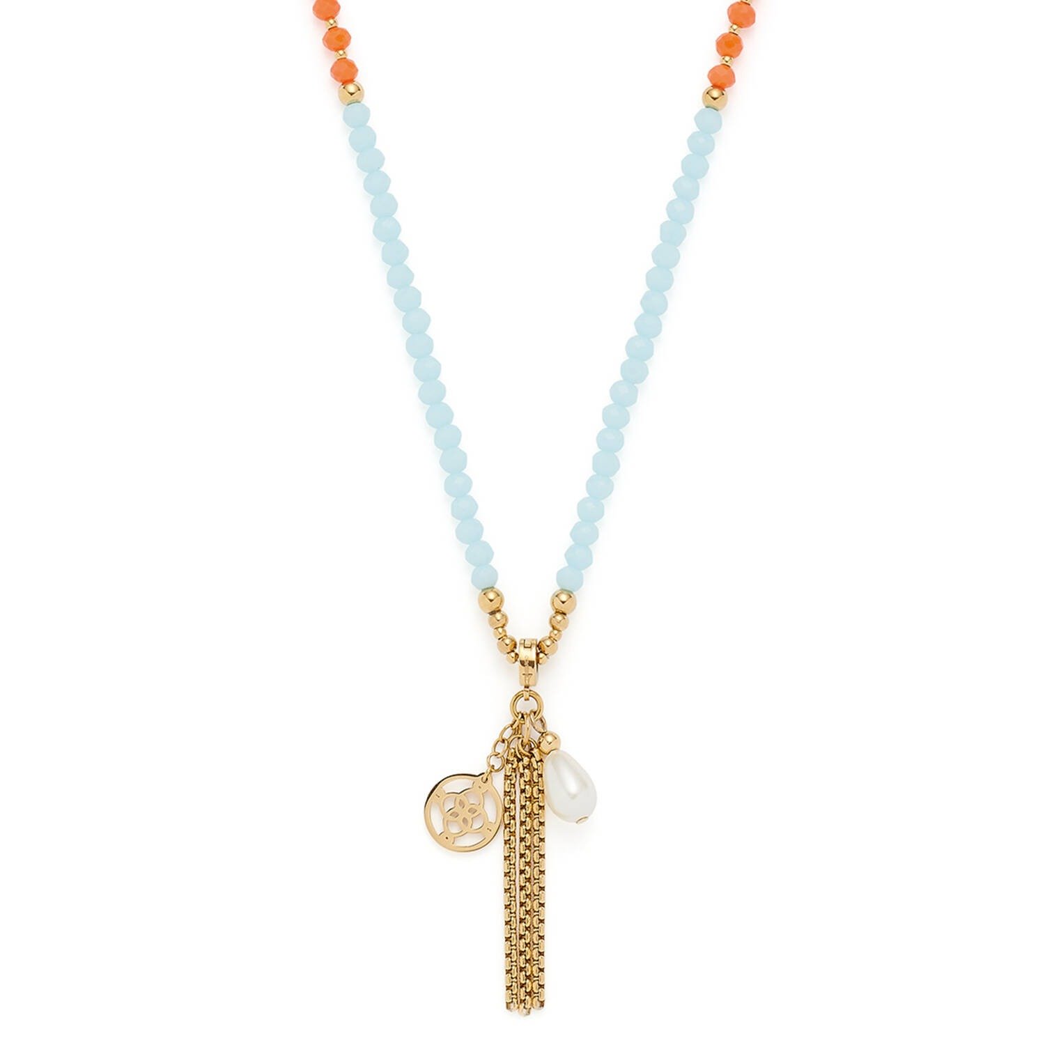 Leonardo 026885 Halskette 80 gold blau Solera