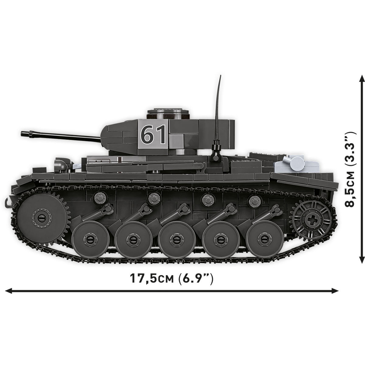 COBI 2597 - Panzerkampfwagen II AUSF. 1:28 - Bild 7
