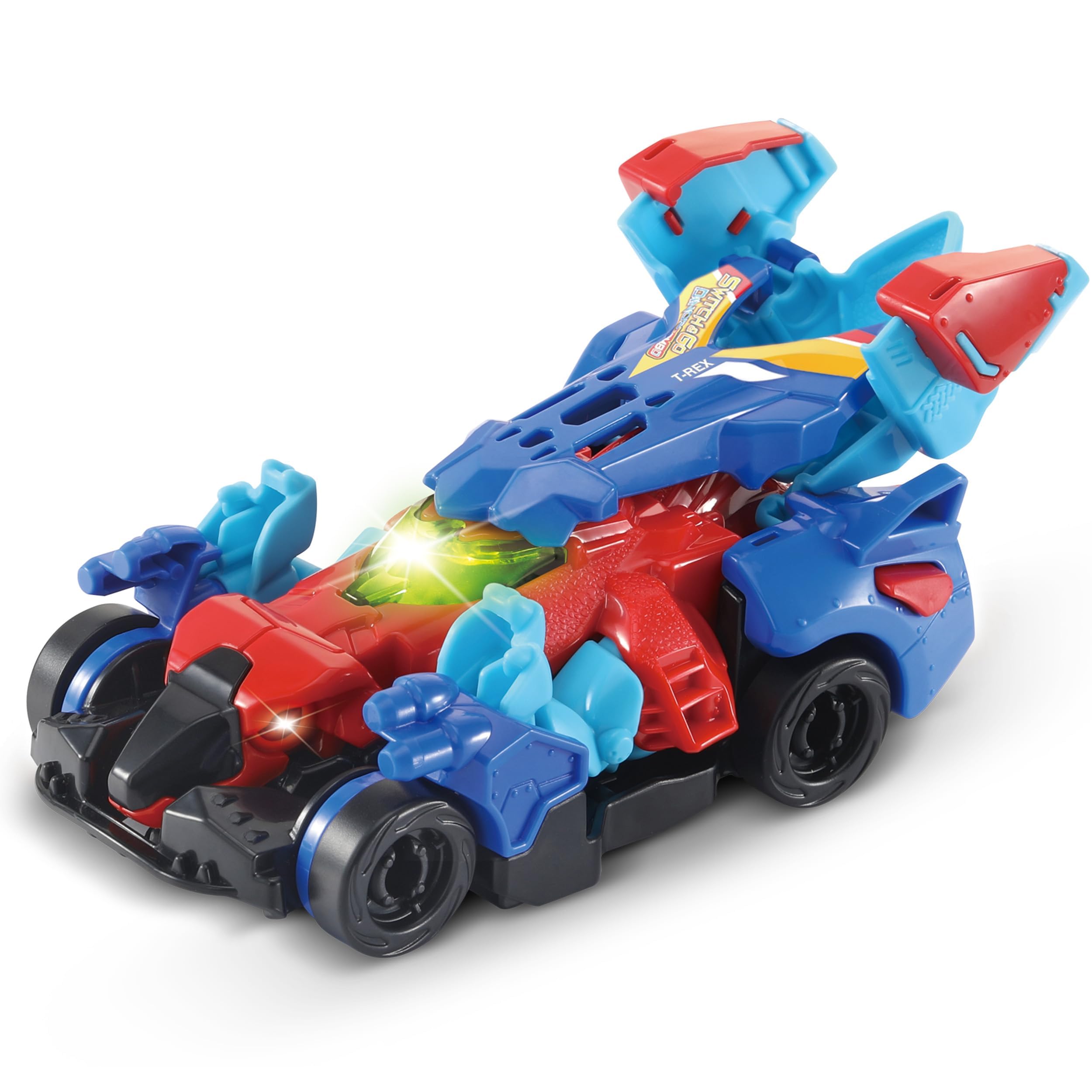 VTech Switch & Go Dinos - Combi T-Rex 80582004 Gras, Rasen, Rasenmäher, Pflanze, Werkzeug