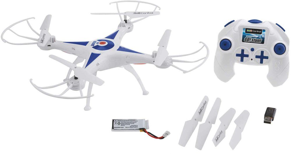 Revell 23842 RC Quadrocopter "Go! Stunt" mit Flip-Funktion und Headless-Mode Flugzeug, Transport, Fahrzeug