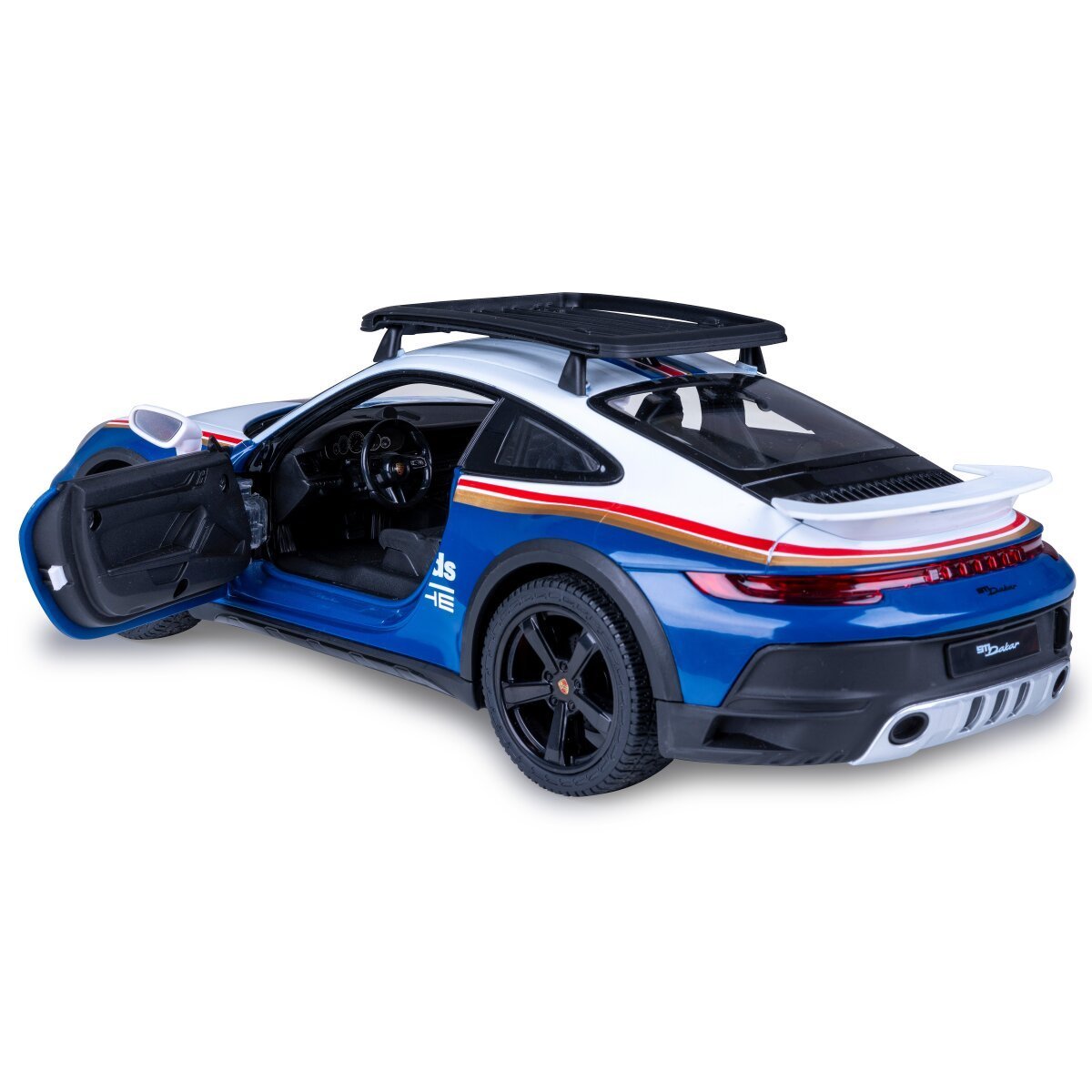 JAMARA Porsche 911 Dakar Performance 1:14 blau 2,4GHz Tür manuell ab 6 Jahren