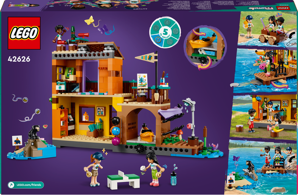 LEGO® Friends Abenteuercamp mit Kayak 42626 Person, Spielbereich