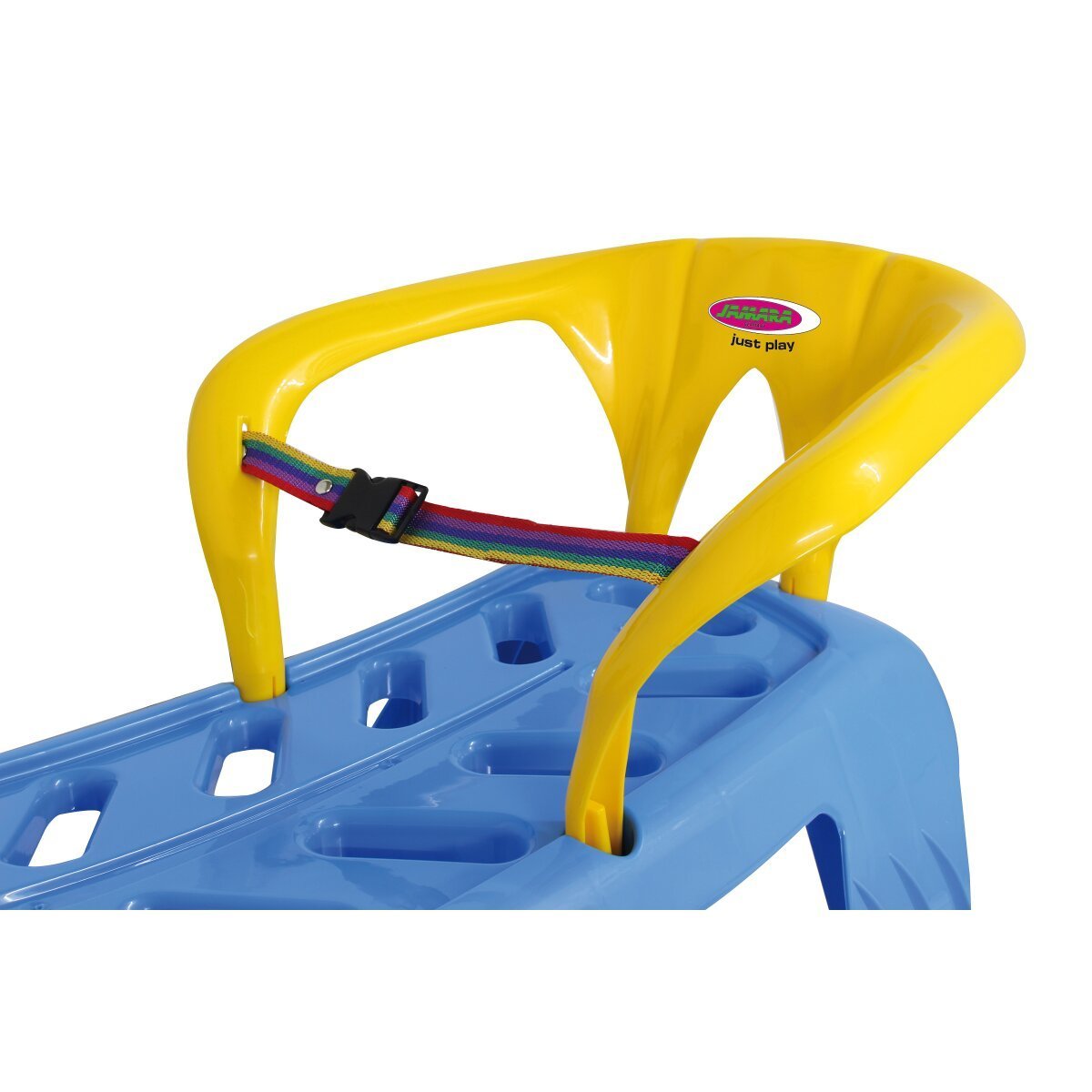 JAMARA Snow Play Schlitten Snow-Star 90cm blau mit Lehne ab 3 Jahren