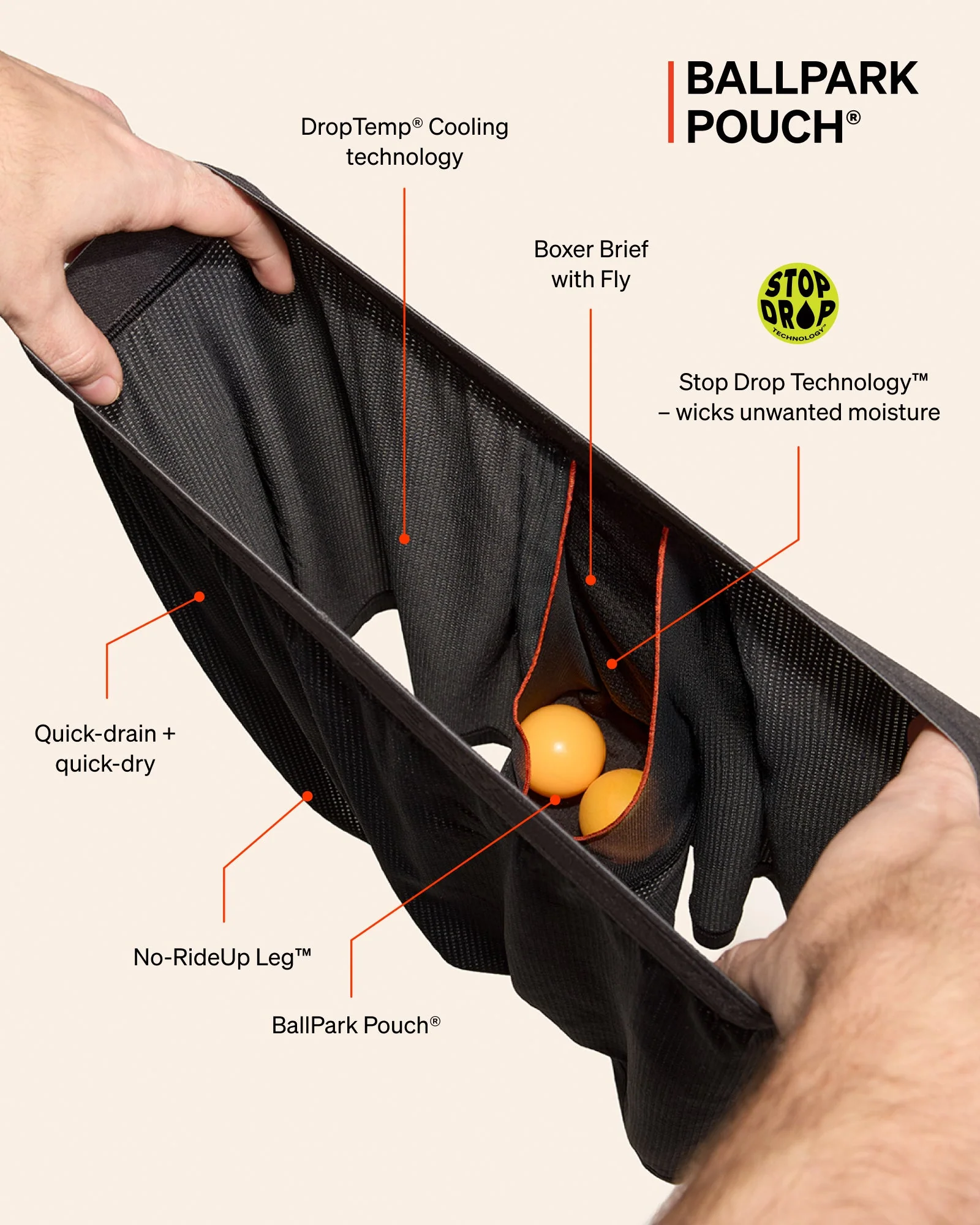 SAXX SXBB65FSAM - Quest Quick-Dry Mesh - Outlet - Maritime / Print - Bild 5