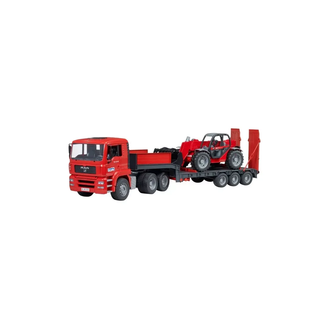 Bruder 02774 MAN TGA Tieflader und Manitou Teleskoplader MLT 633 Bruder 02774 MAN TGA Tieflader und Manitou Teleskoplader MLT 633